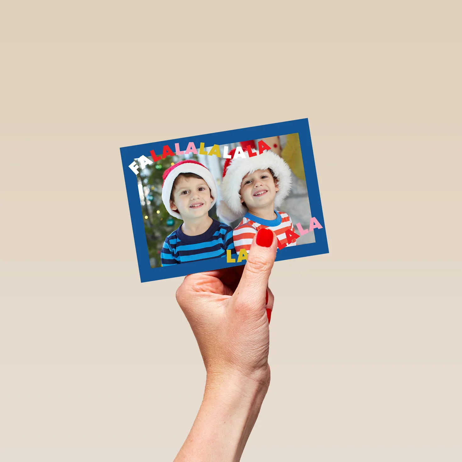 Personalised Kids Christmas Photo Card - Image 4