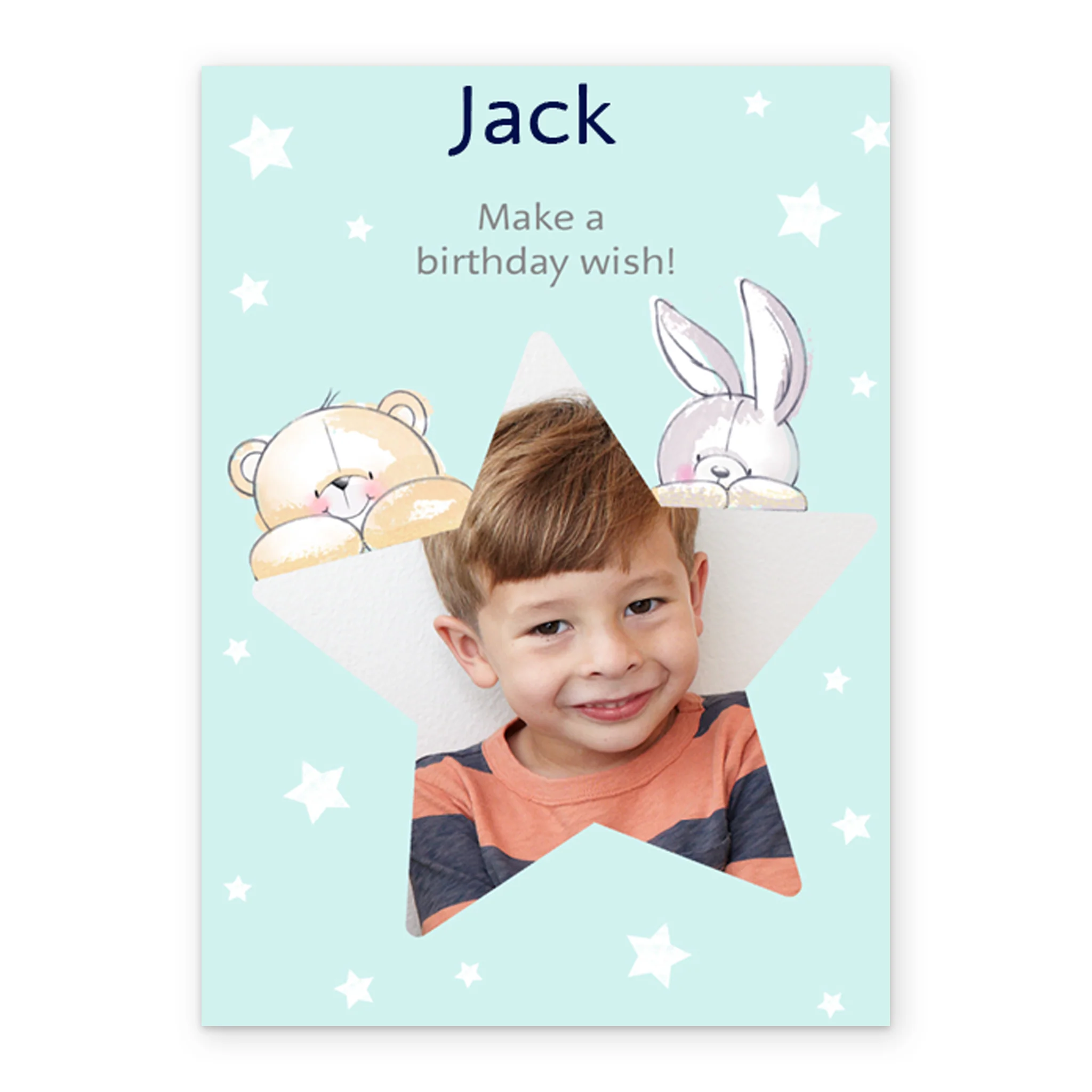 Personalised Kids Cute Photo Birthday Card - Image 2