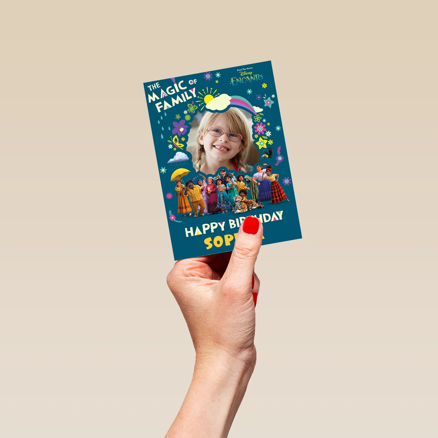 Personalised Kids Disney Encanto Photo Birthday Card - Image 4