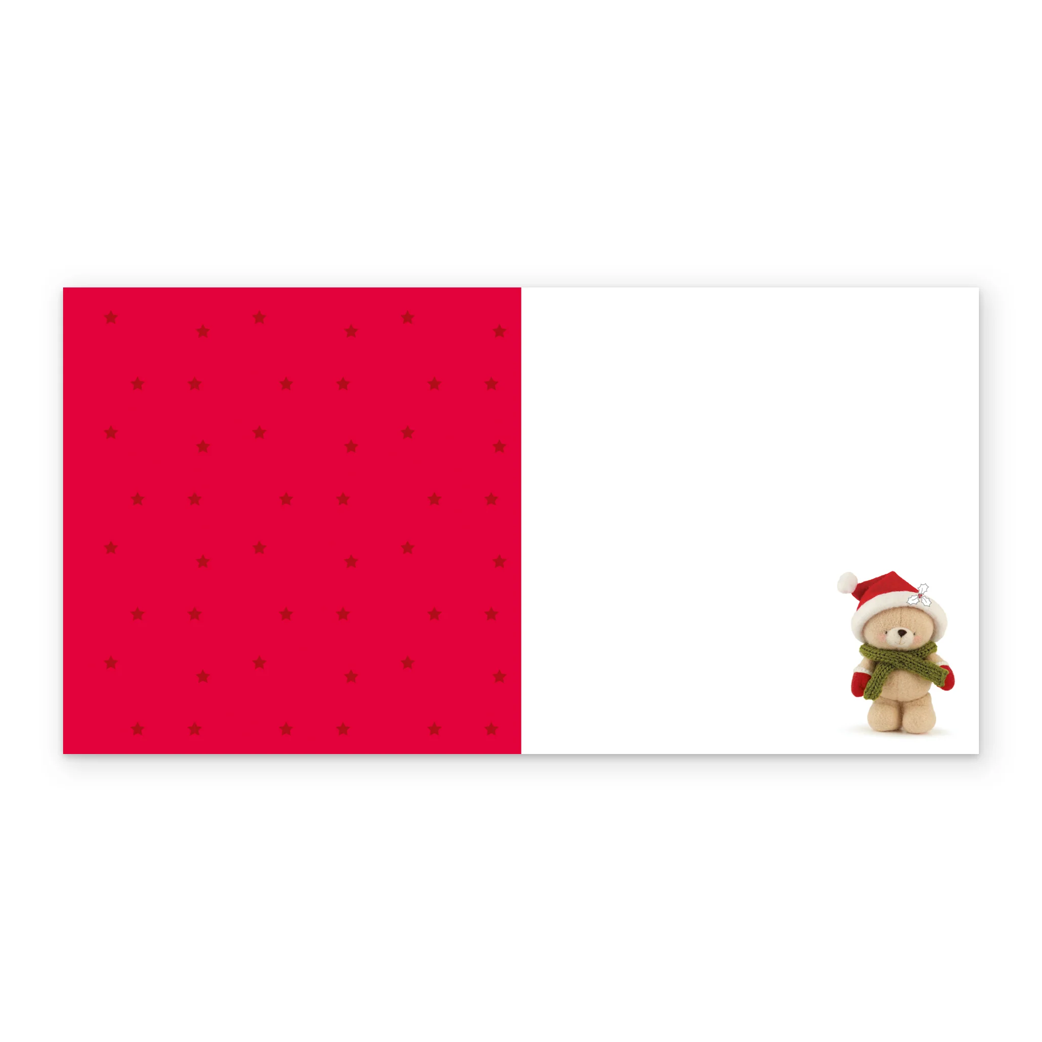 Personalised Kids Forever Friends Santa Hat Christmas Card - Image 3