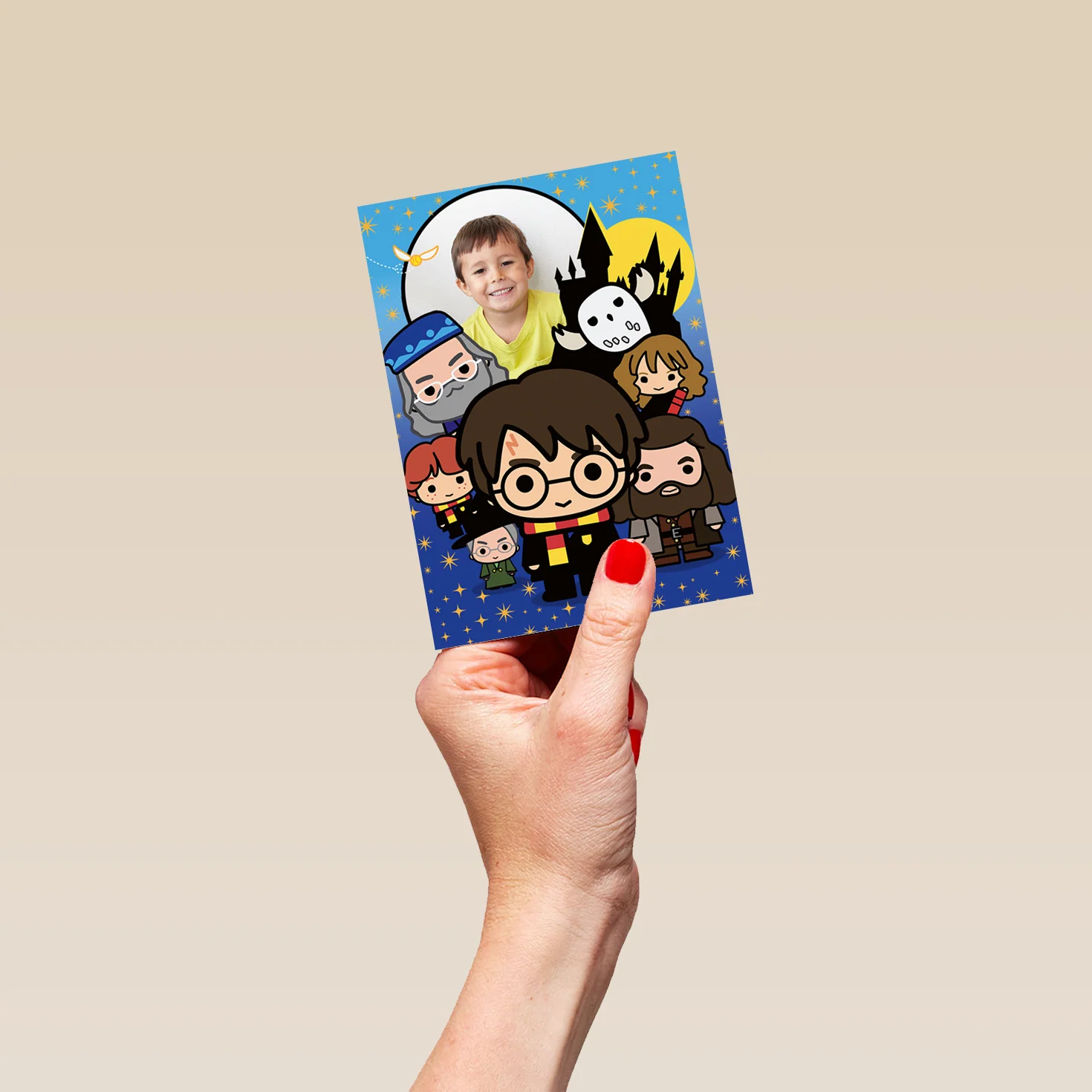 Personalised Kids Harry Potter™ Photo Birthday Card - Image 4