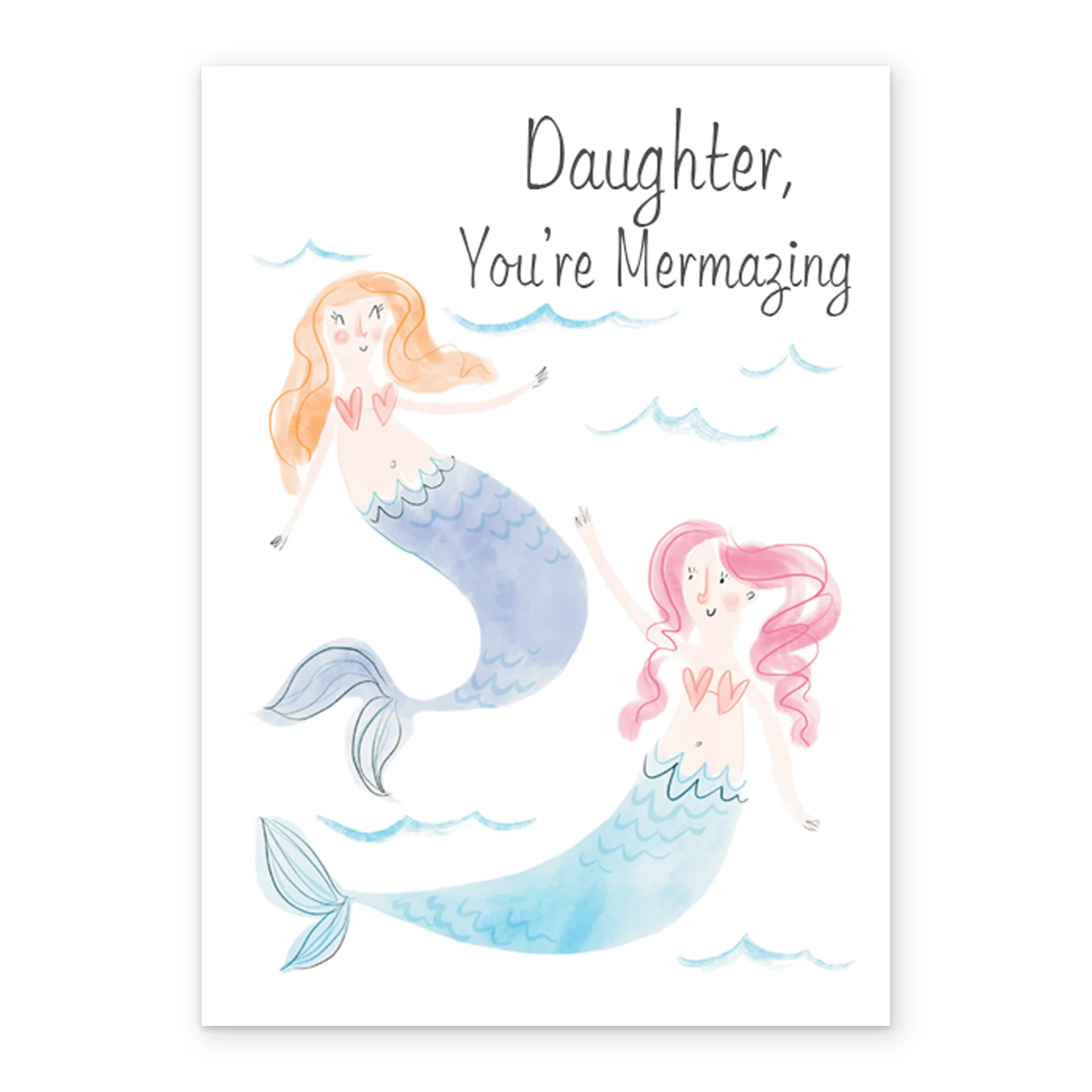 Personalised Kids Mermaid Card For Daughter - Image 2