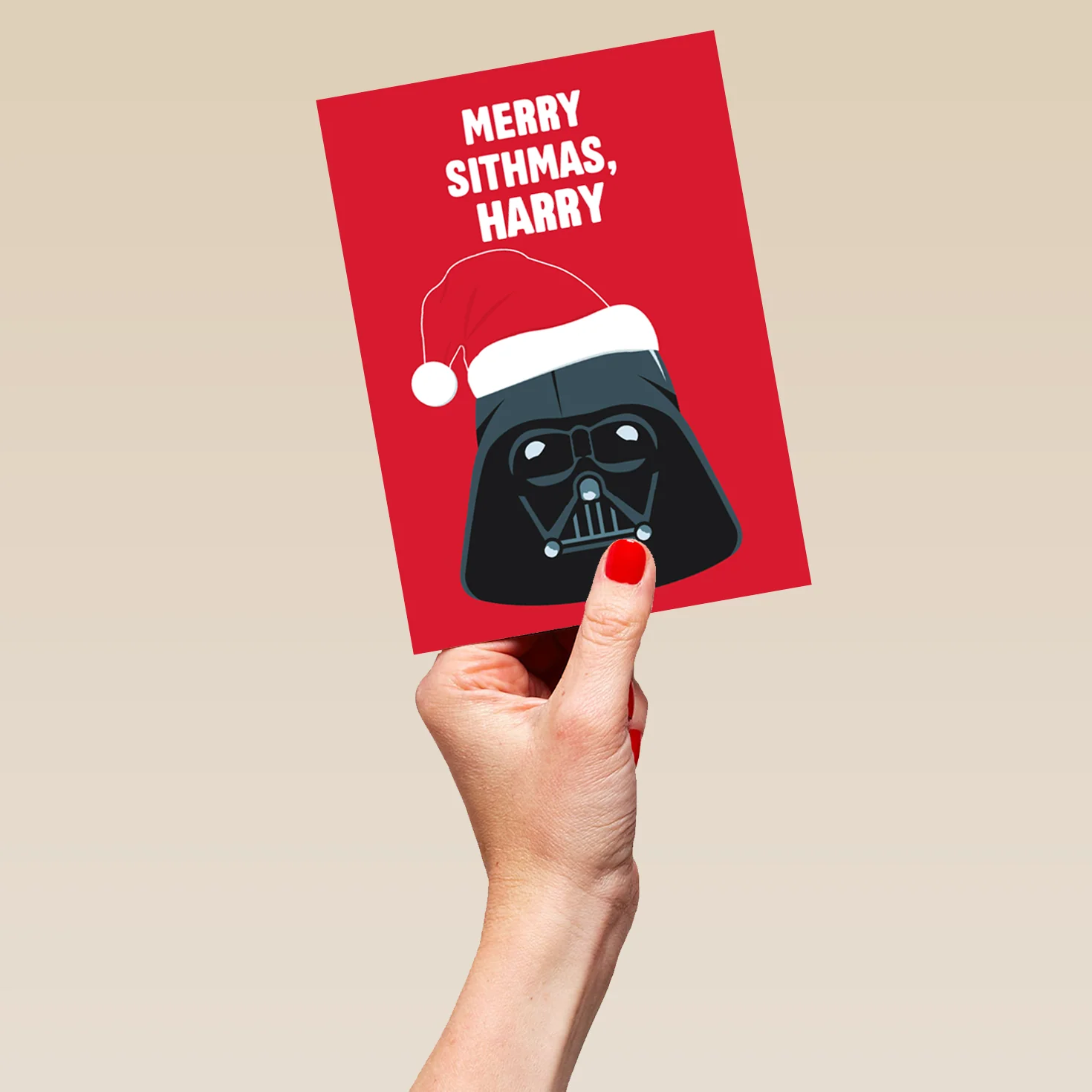 Personalised Kids Star Wars™ Darth Vader Christmas Card - Image 5