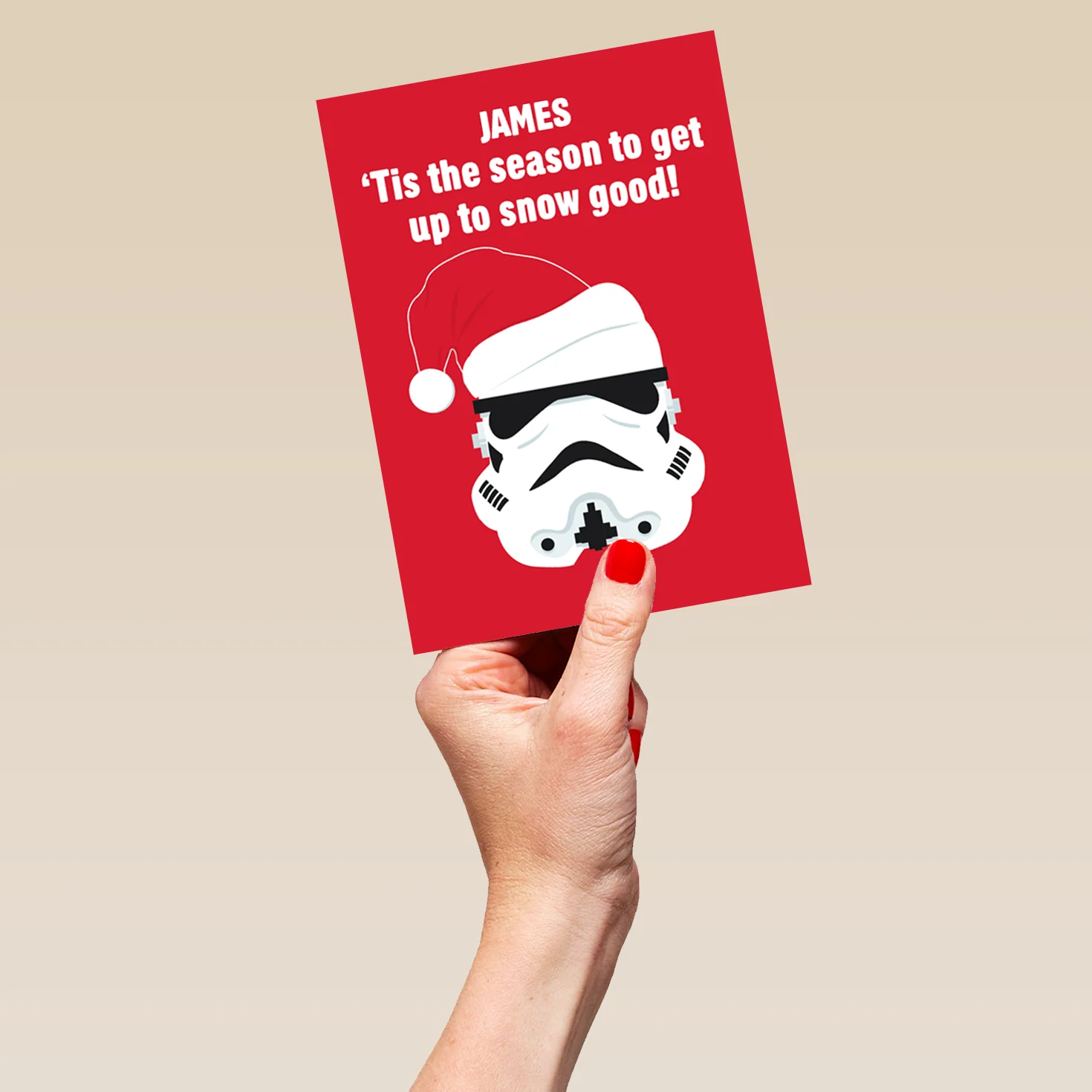 Personalised Kids Star Wars™ Stormtrooper Christmas Card - Image 5