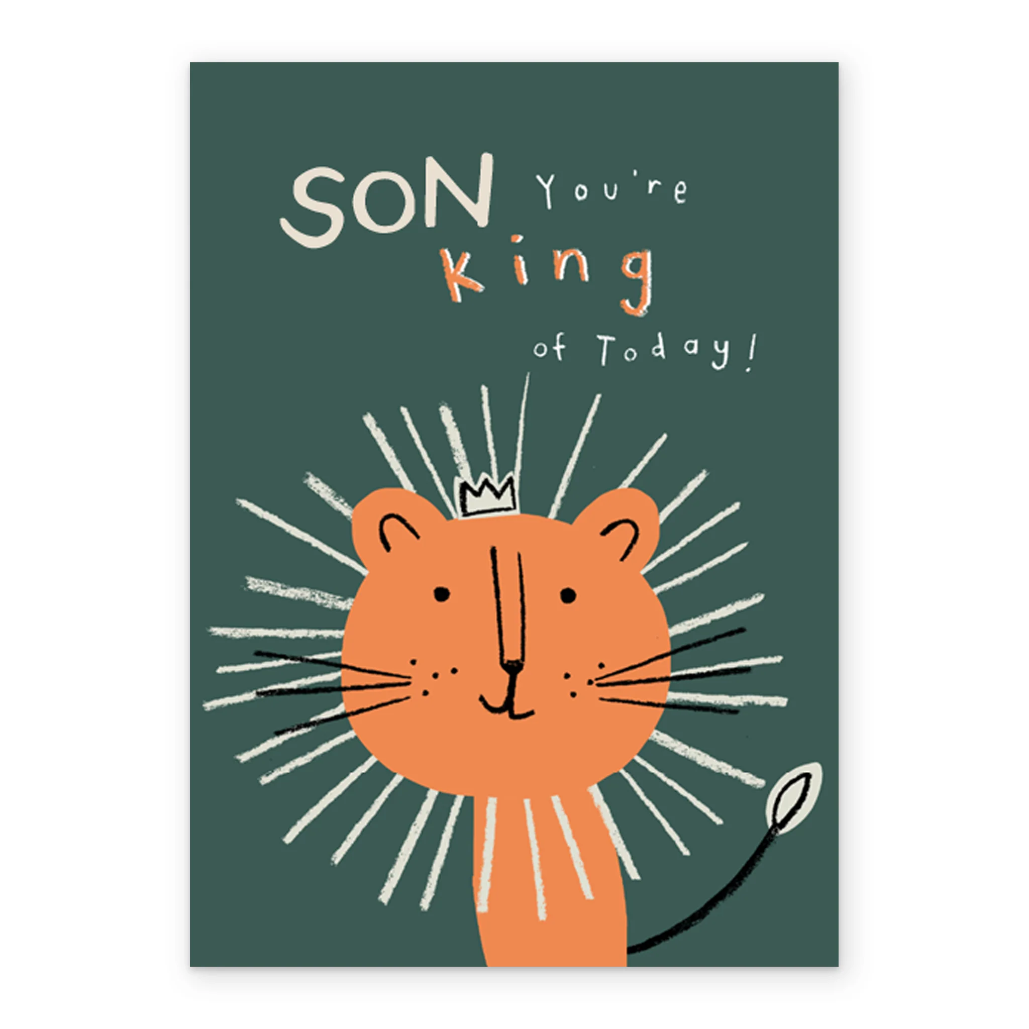 Personalised King For Today Son Birthday Card - Image 2