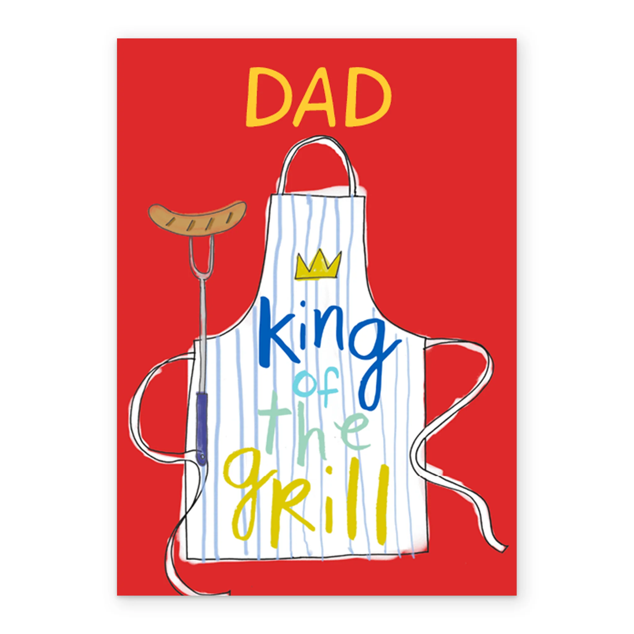 Personalised King Of The Grill Dad Birthday Card - Image 2