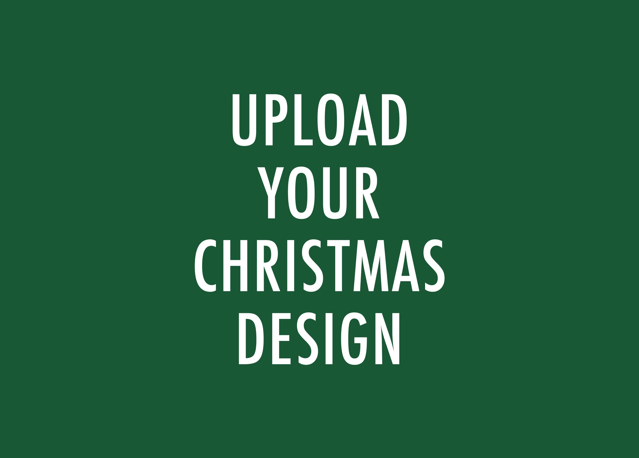 Personalised Landscape Create-Your-Own Photo Christmas Card
