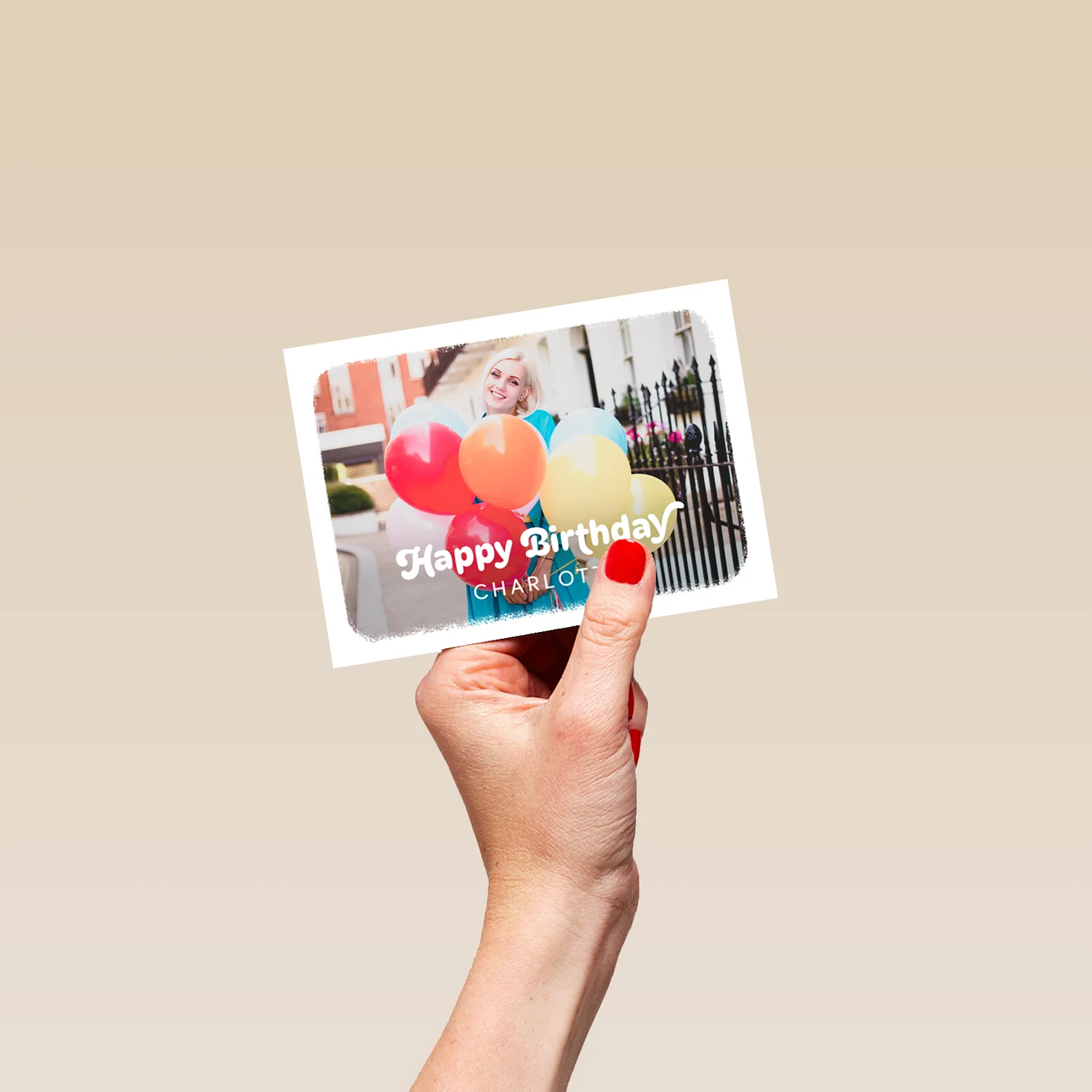 Personalised Landscape Photo Upload Happy Birthday Card - Image 4