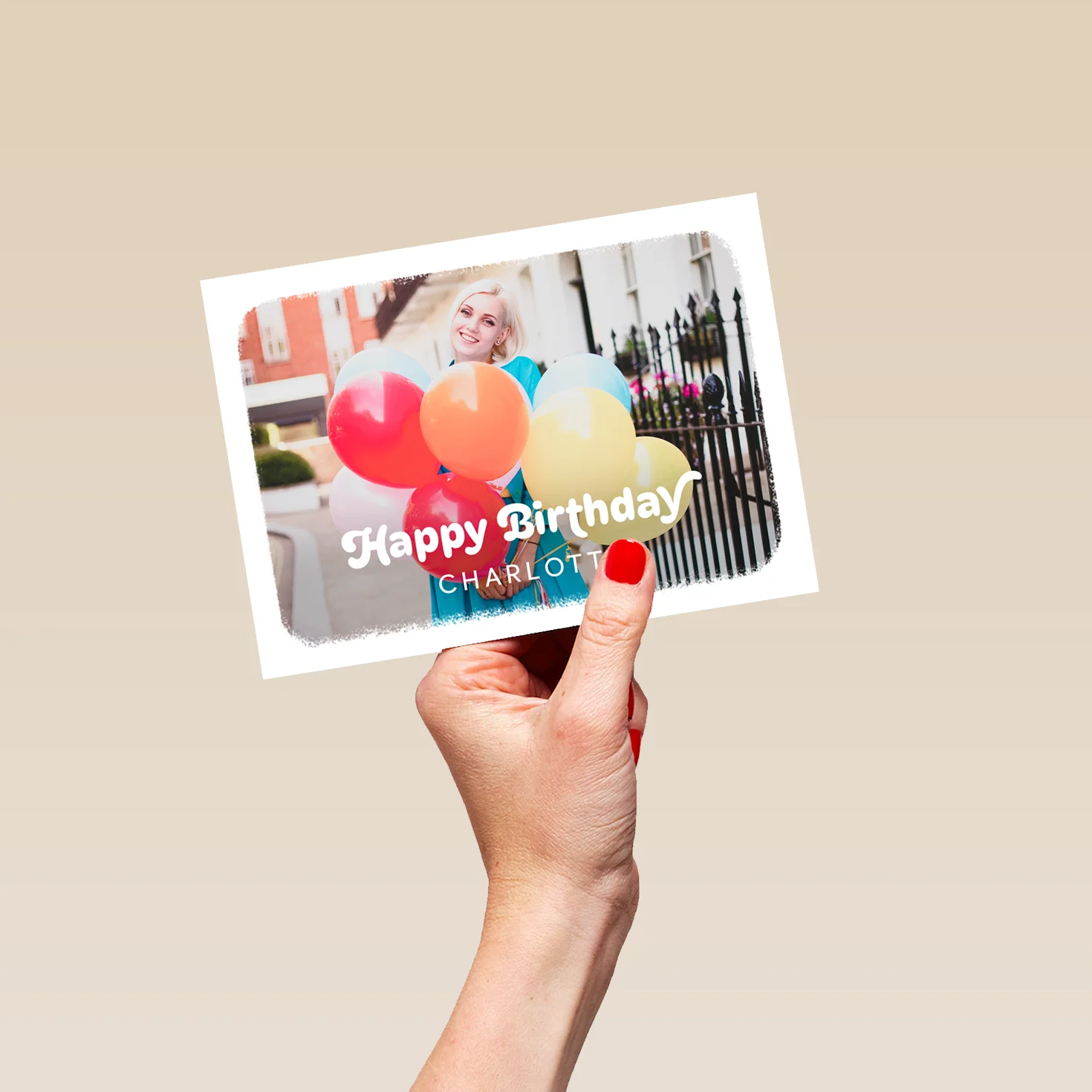 Personalised Landscape Photo Upload Happy Birthday Card - Image 5