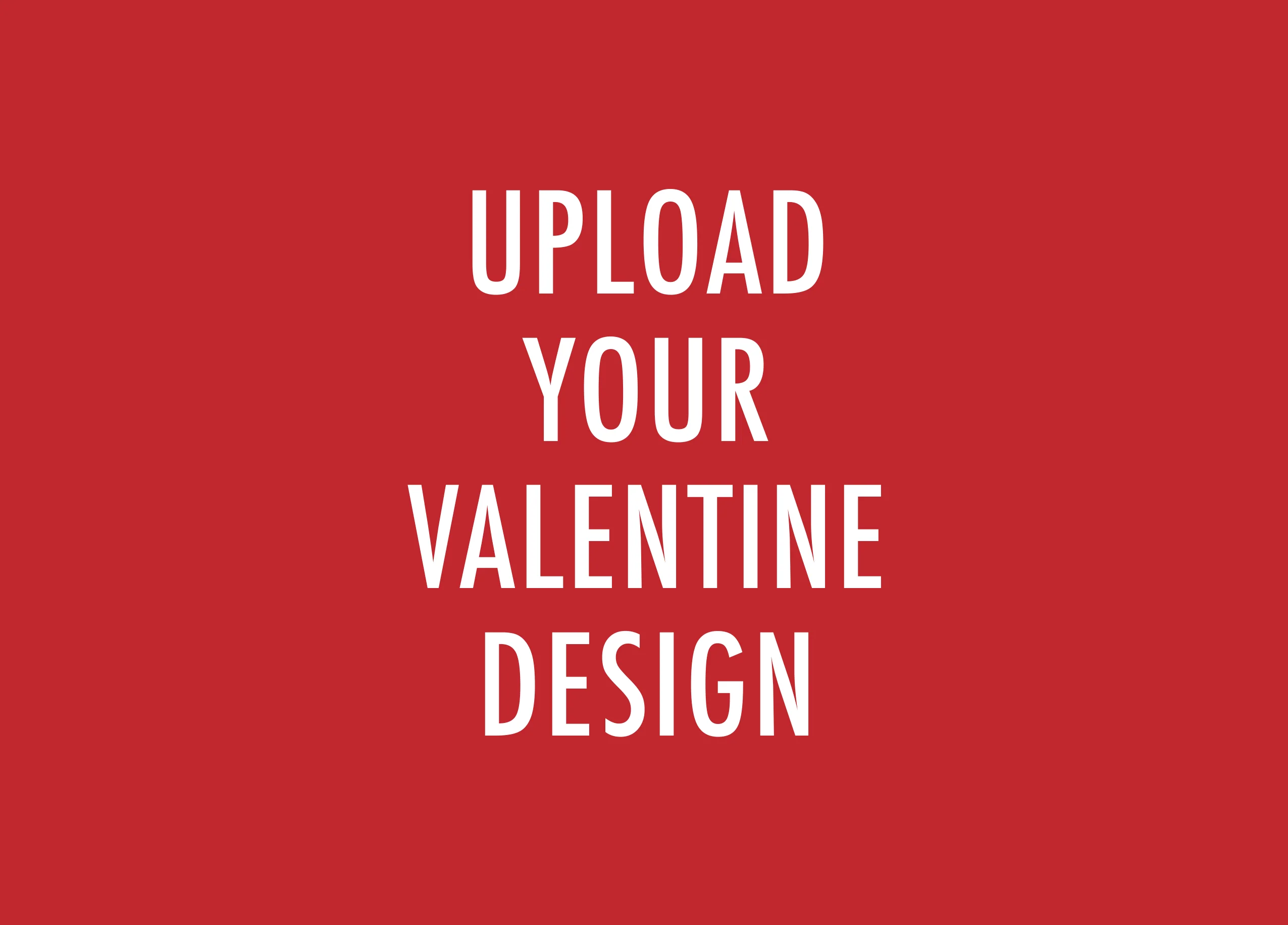 Personalised Landscape Valentine's Day Create-Your-Own Photo Card