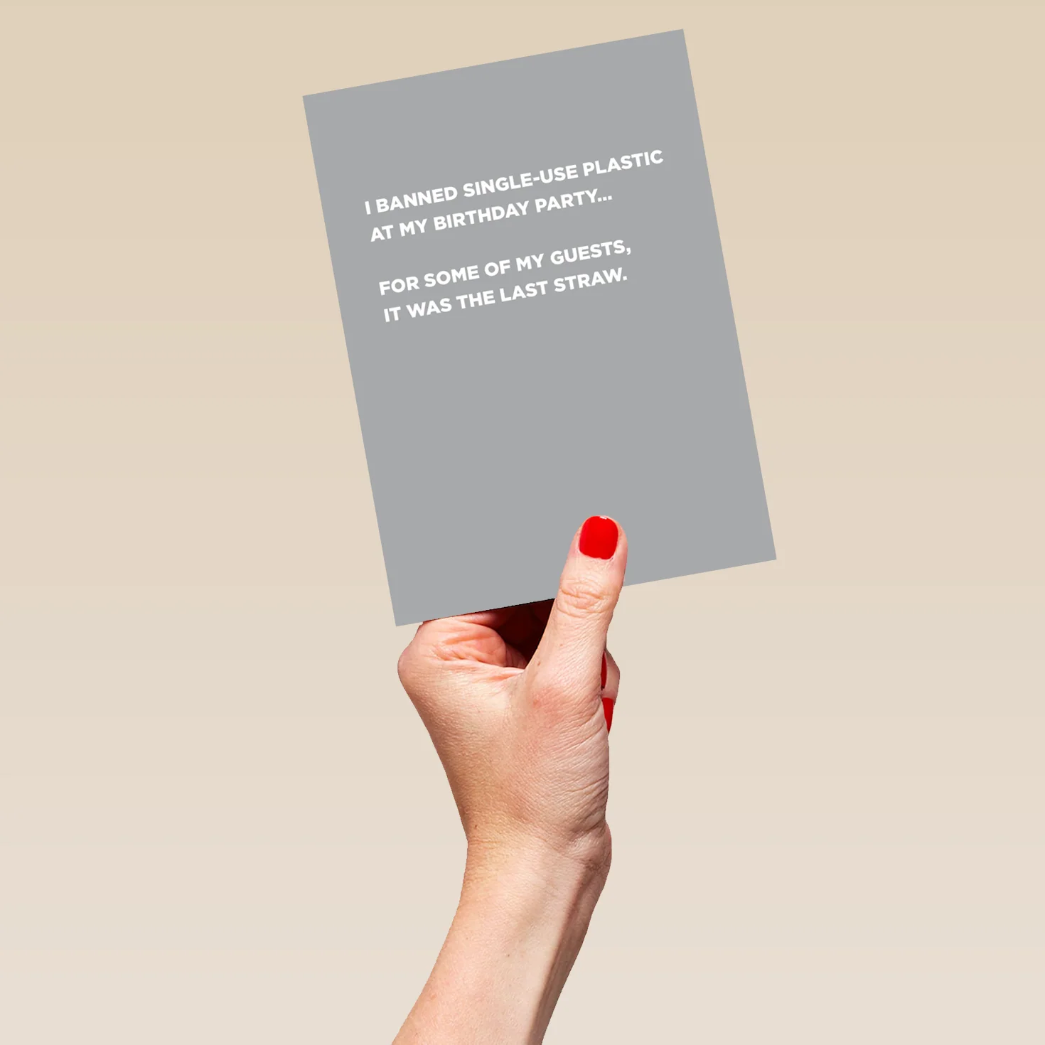 Personalised Last Straw Birthday Card - Image 5
