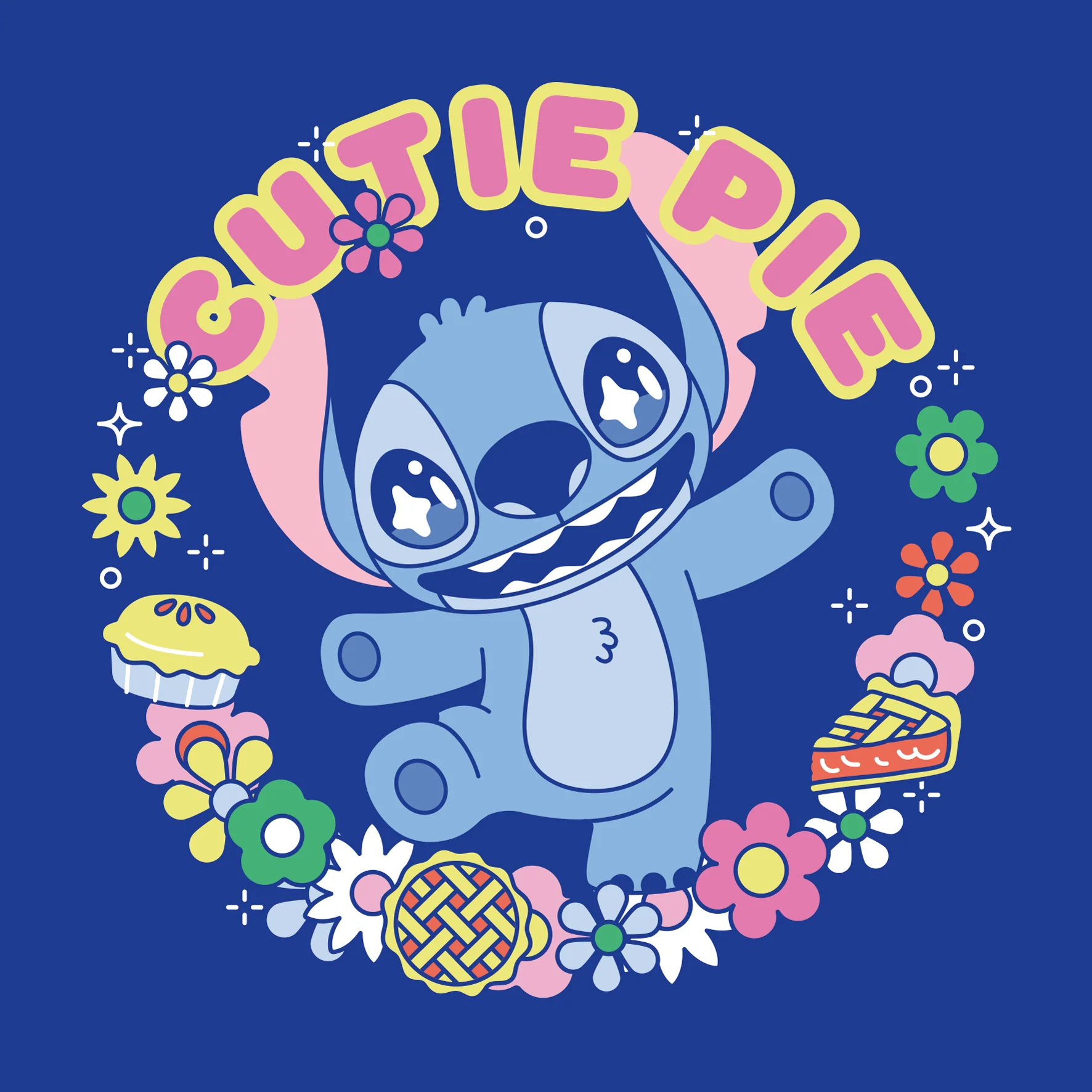 Personalised Lilo & Stitch Cutie Pie Greeting Card