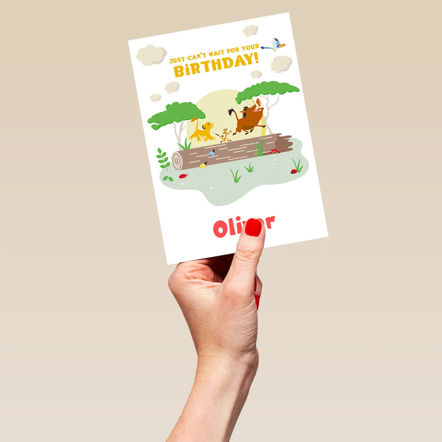 Personalised Disney Lion King Hakuna Matata Birthday Card - Image 5