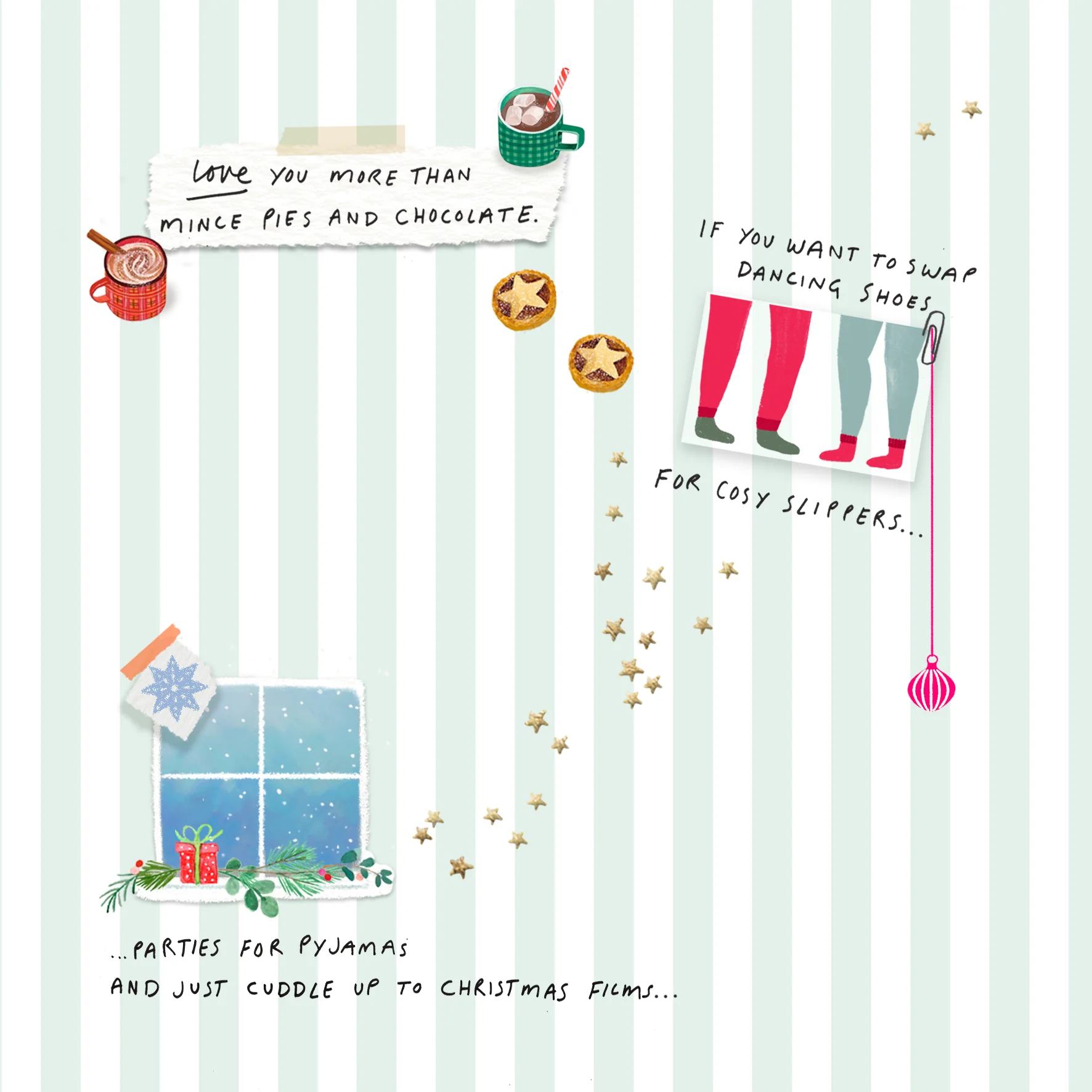 Personalised Maggie's 'Living with Cancer' Friend to Friend Charity Christmas Card