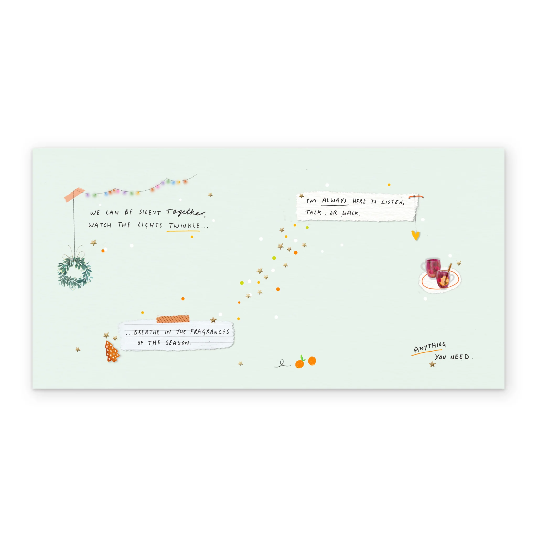 Personalised Maggie's 'Living with Cancer' Friend to Friend Charity Christmas Card - Image 3