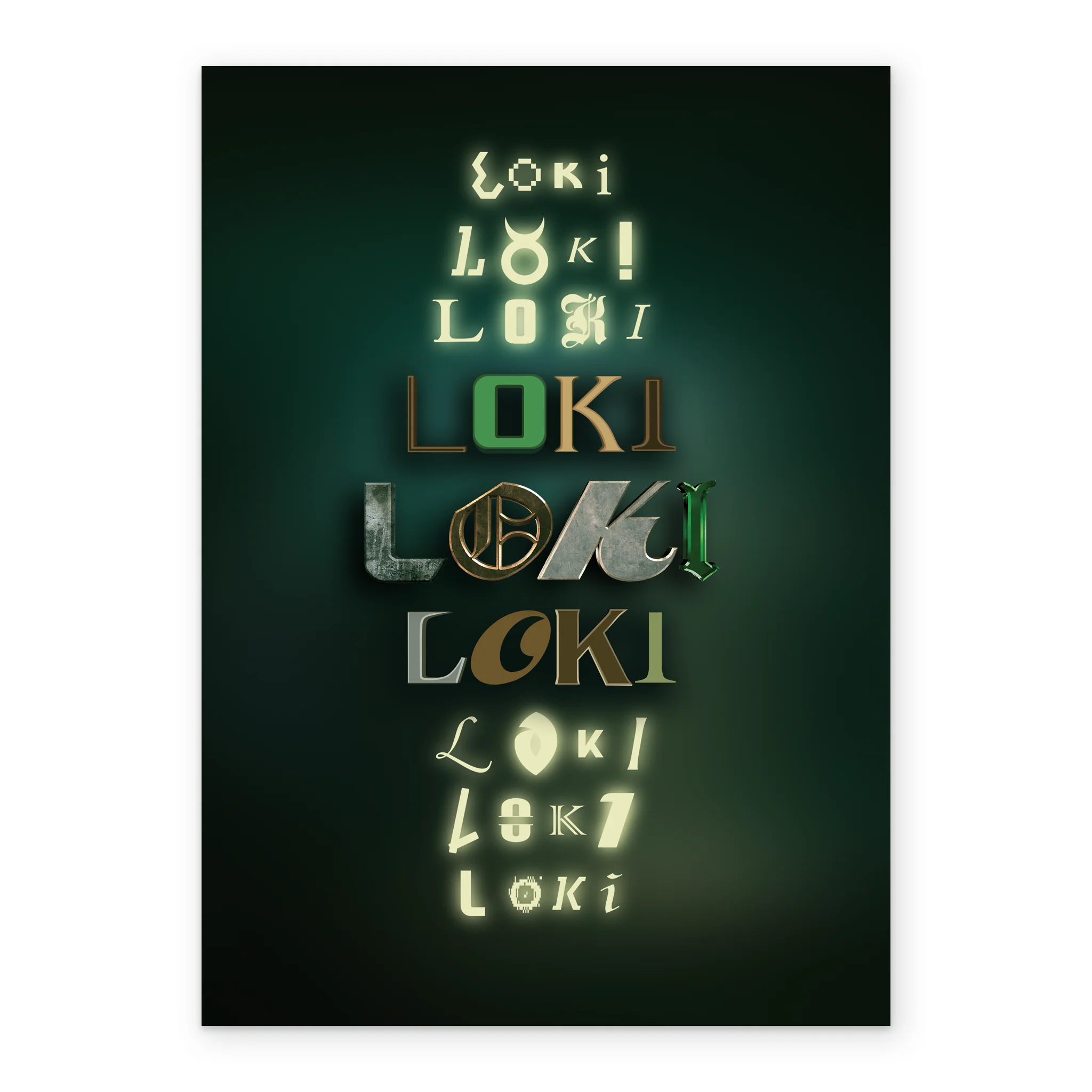 Personalised Loki Logo Birthday Card - Image 2