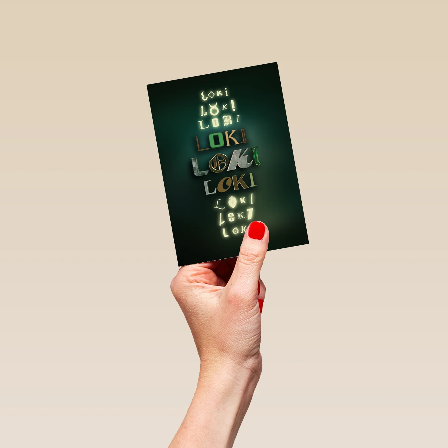 Personalised Loki Logo Birthday Card - Image 4
