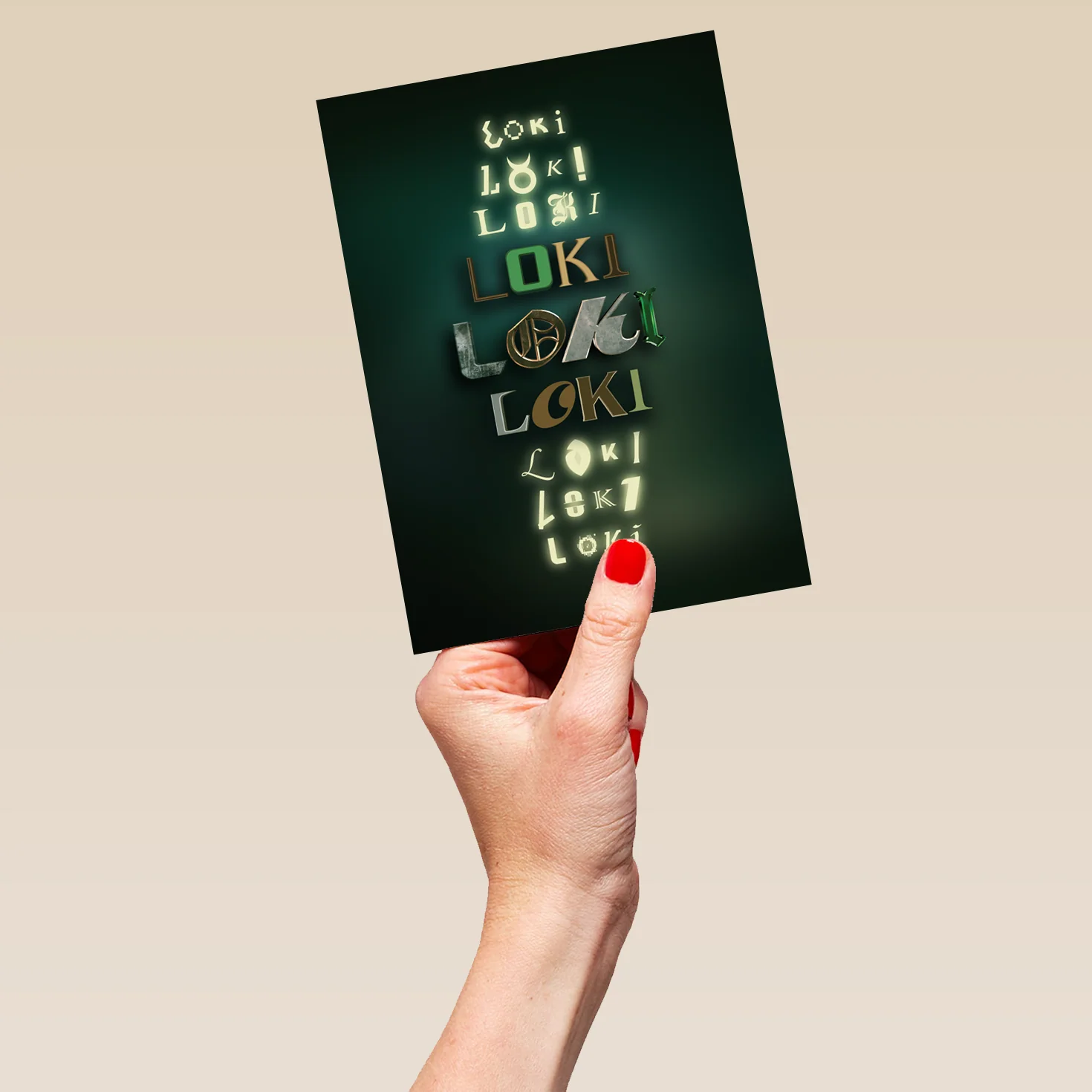 Personalised Loki Logo Birthday Card - Image 5