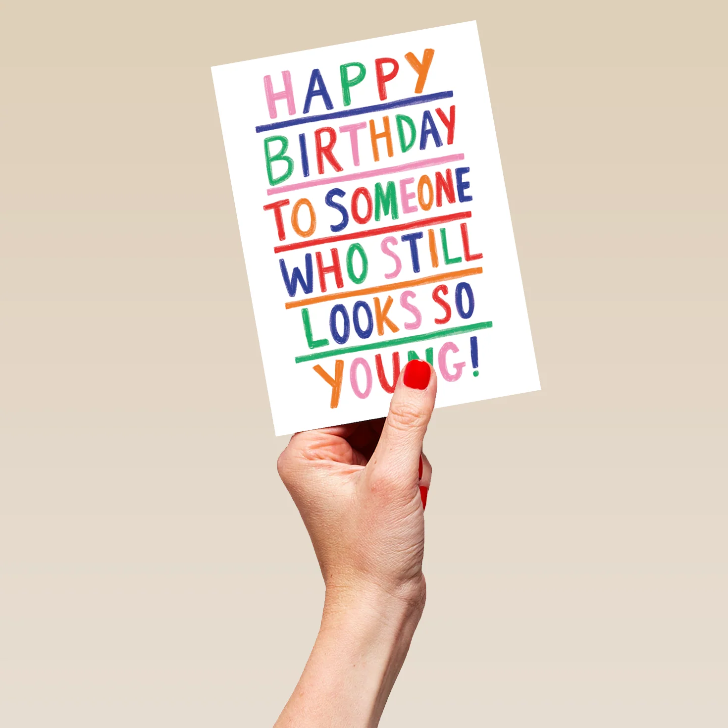 Personalised Looks So Young Birthday Card - Image 5