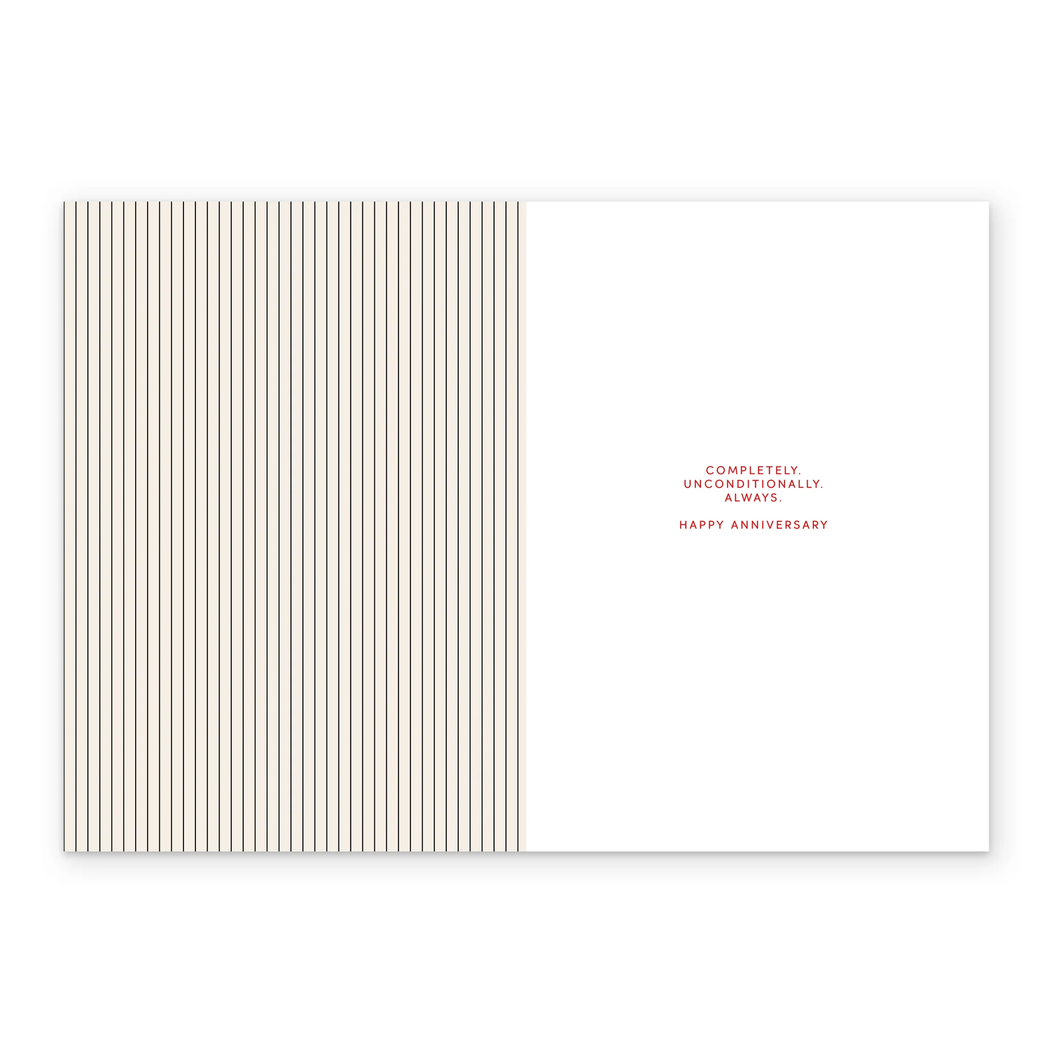 Personalised 'Love Being Yours' Heart Design Our Anniversary Card - Image 3