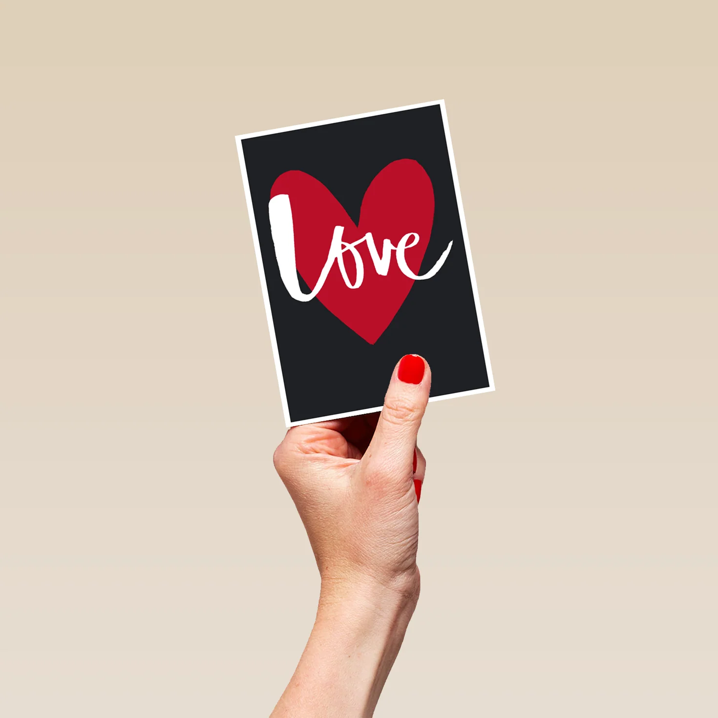 Personalised Love Heart Card for Husband - Image 4