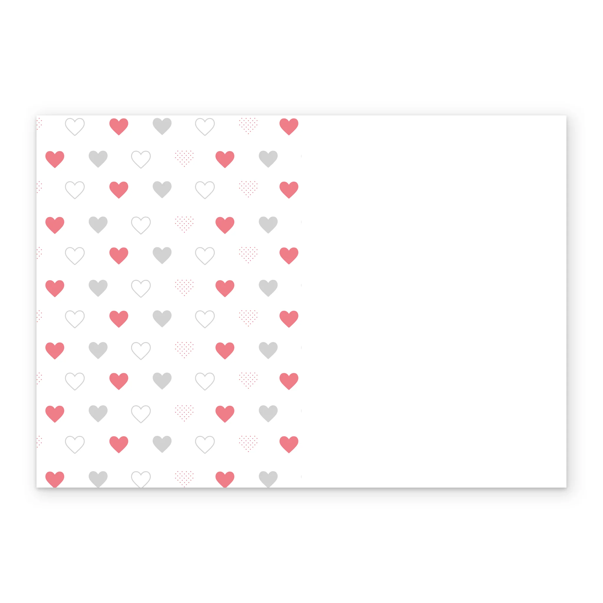 Personalised Love Heart Pattern Mother's Day Photo Upload Card For Mum - Image 3