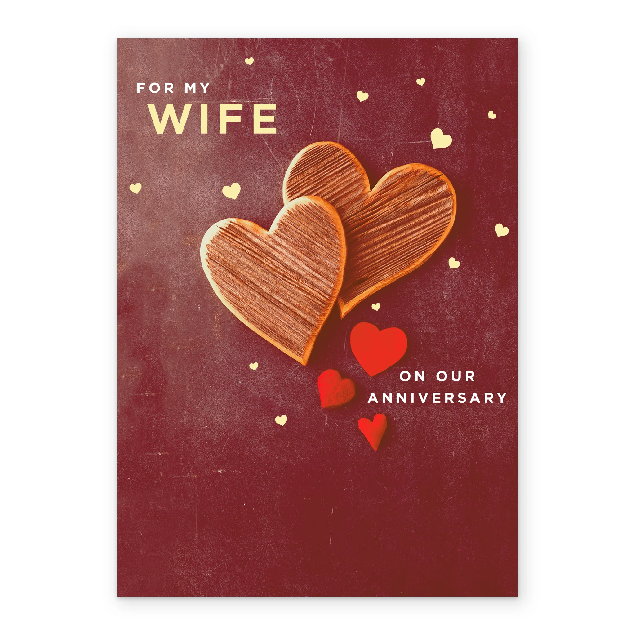 Personalised Love Hearts Anniversary Card - Image 2