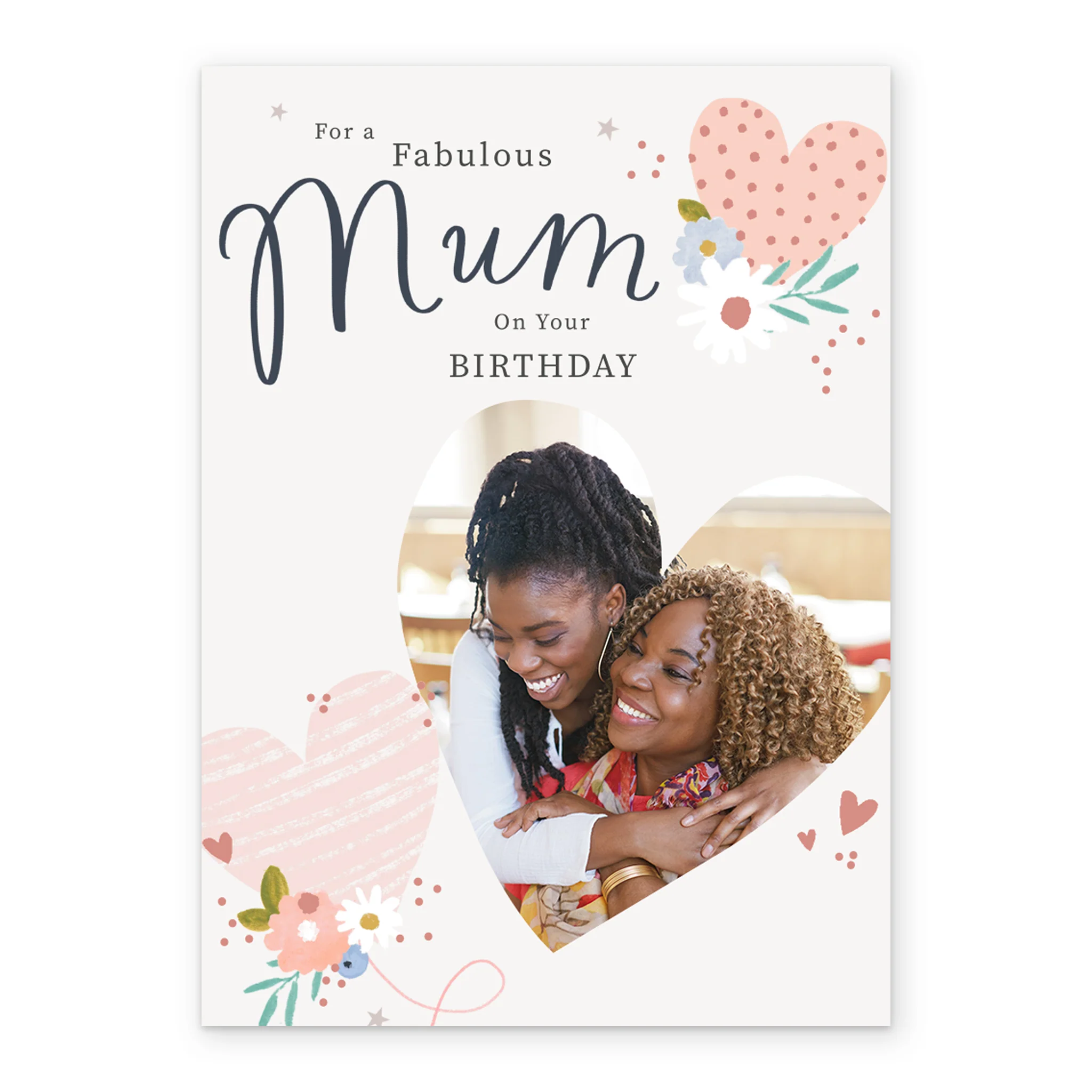 Personalised Love Hearts Photo Card For Mum - Image 2