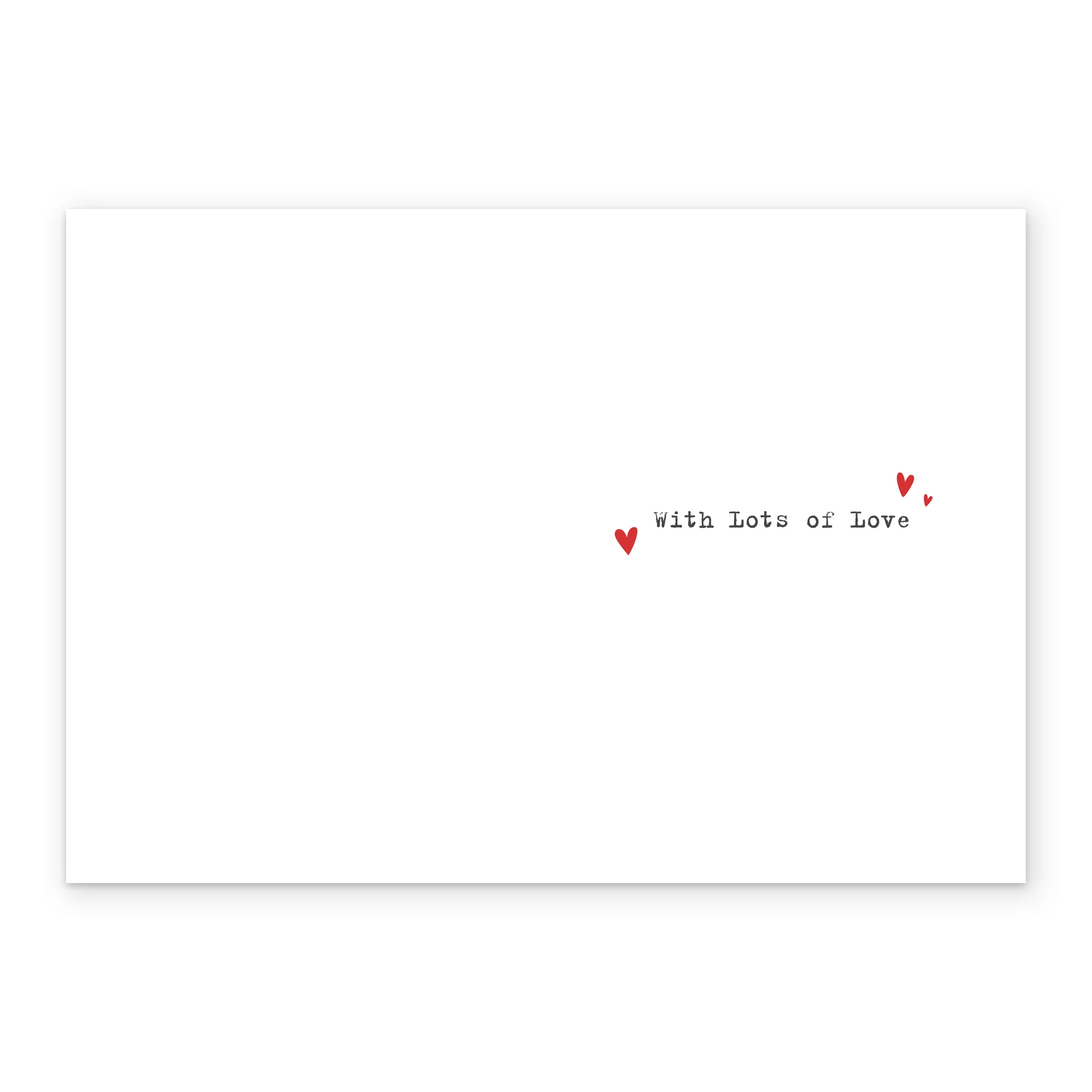 Personalised Love Hearts With Cat Valentine's Day Card - Image 3