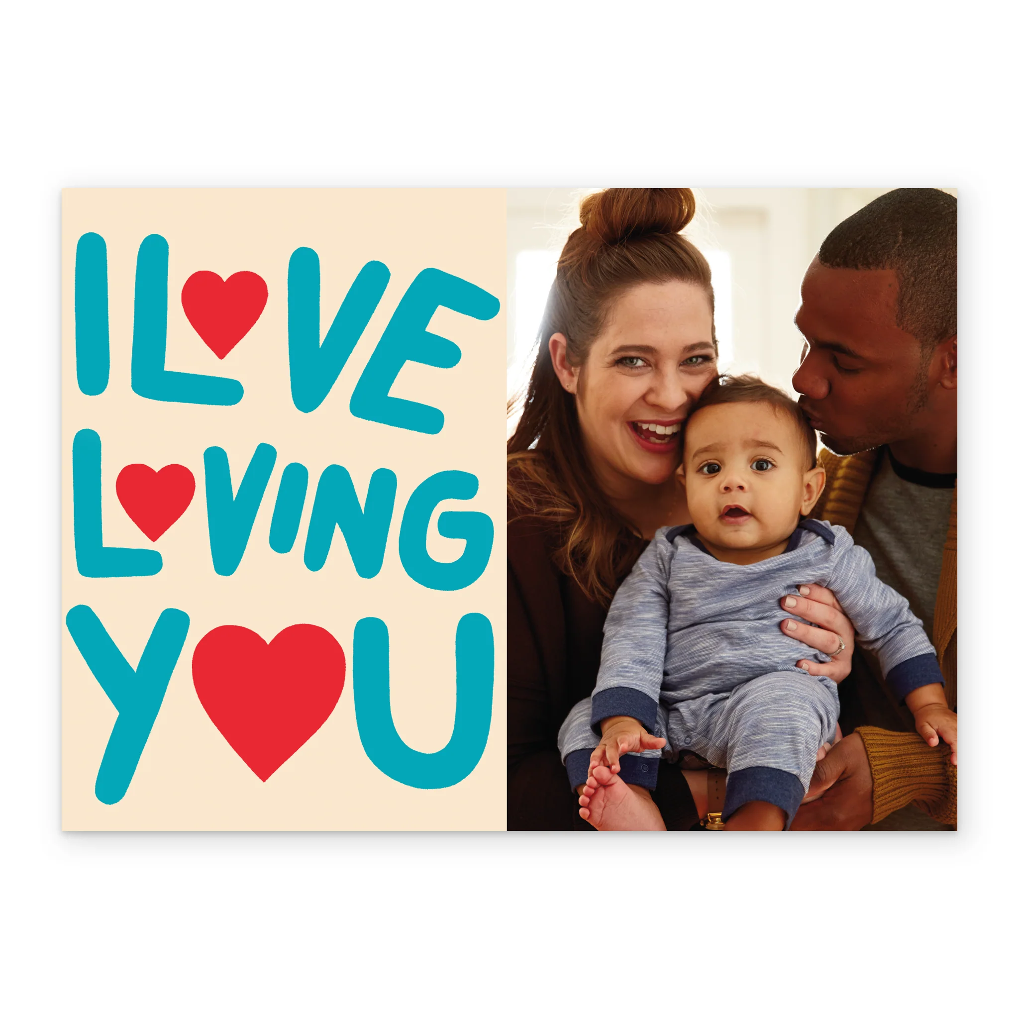 Personalised Love Photo Upload Greetings Card - Image 2
