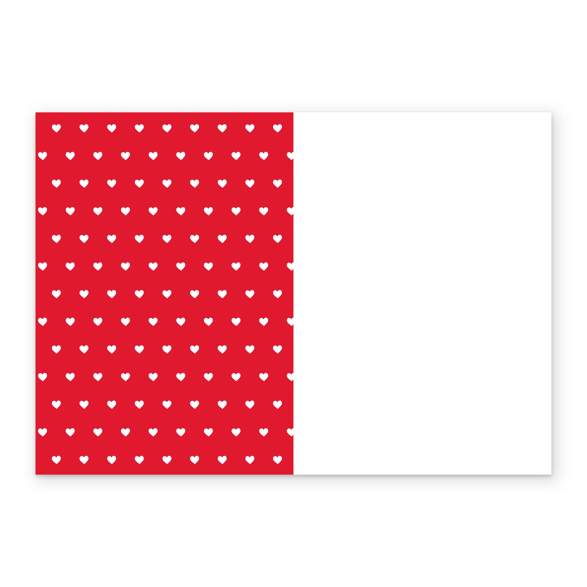 Personalised Love With Red Text Photo Upload Valentine's Day Card - Image 3