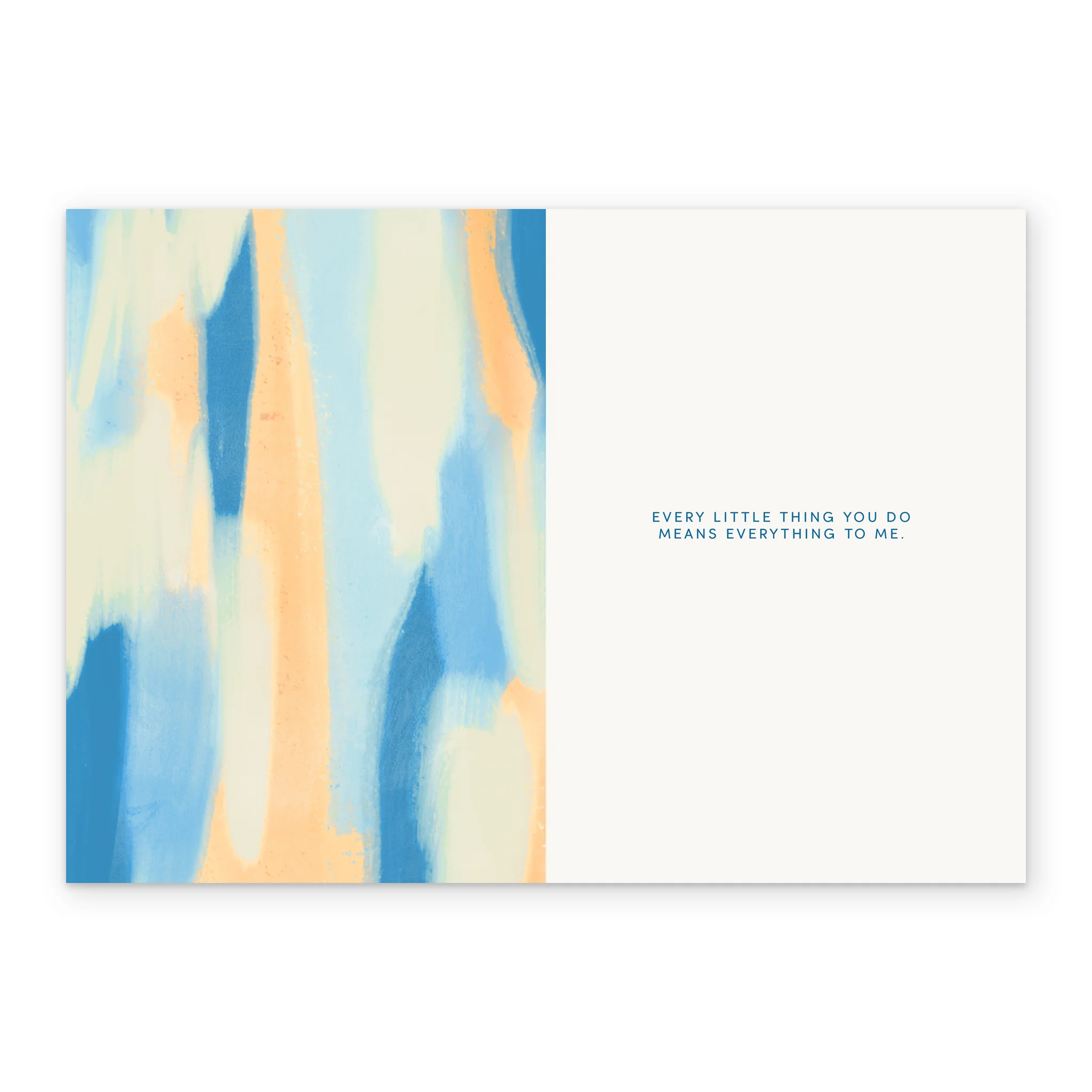 Personalised 'Love You' Any Occasion Card - Rainbow & Handwritten Text Design - Image 3