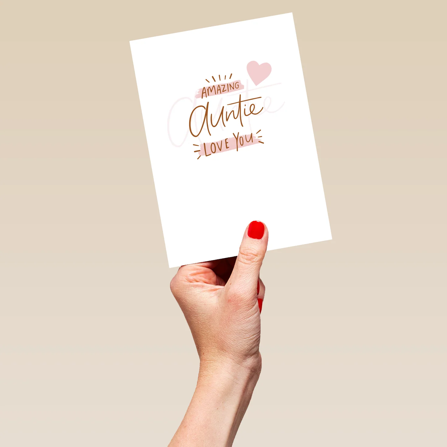 Personalised Love You Birthday Card For Auntie - Image 5