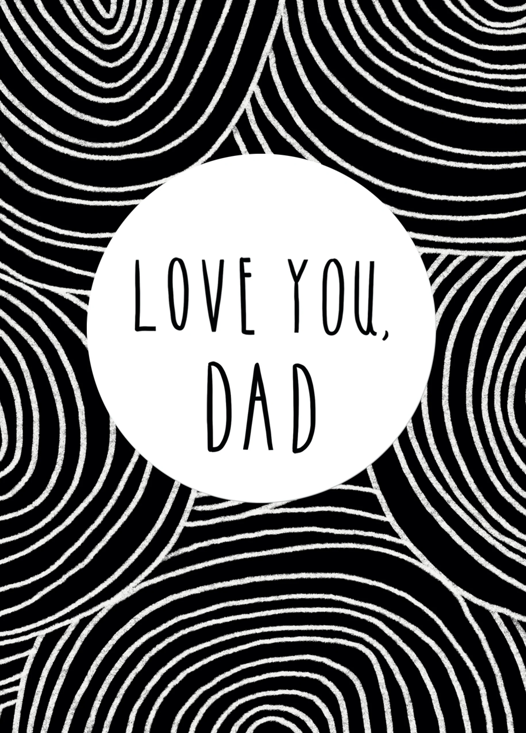 Personalised Love You Dad Father's Day Card