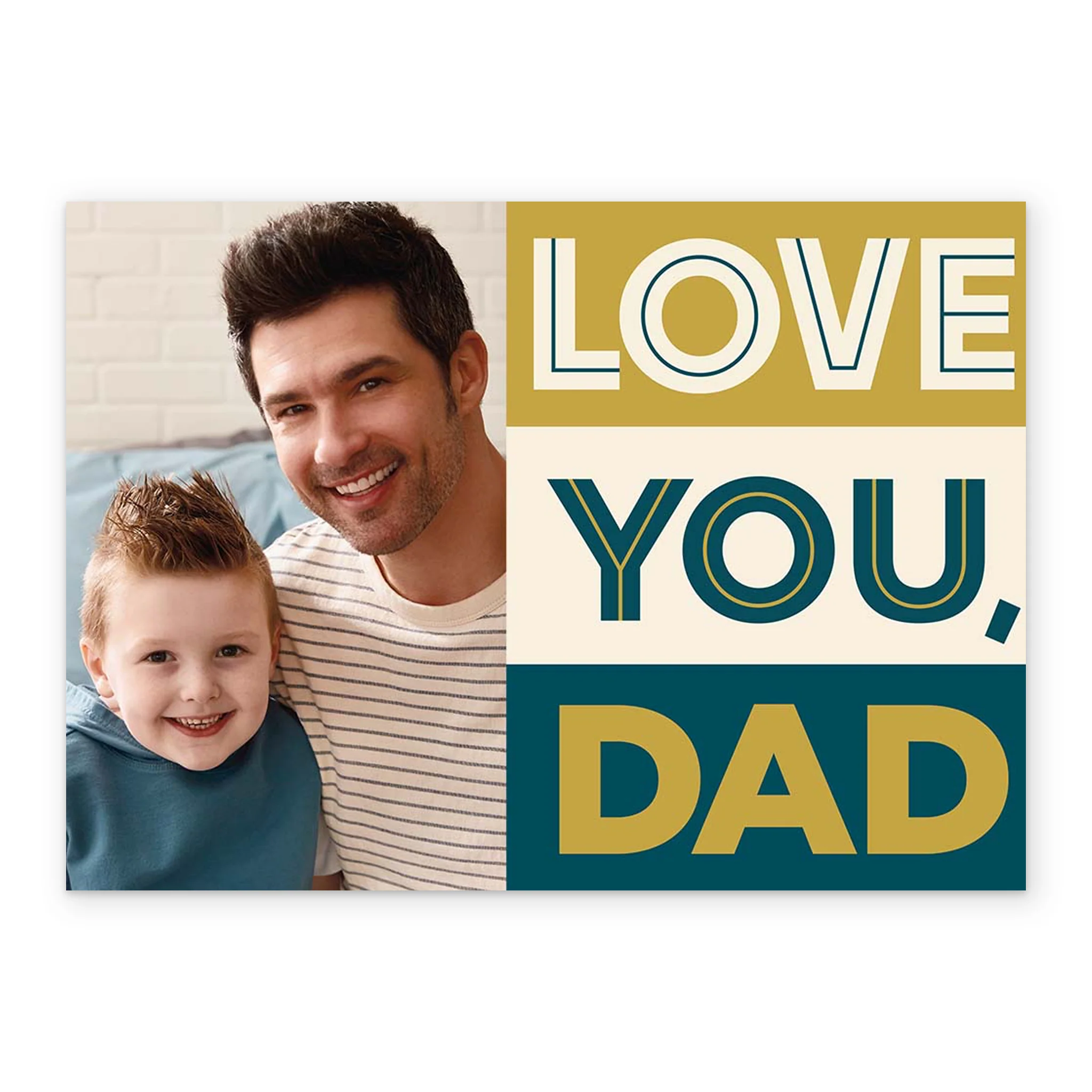 Personalised Love You Dad Photo Card - Image 2