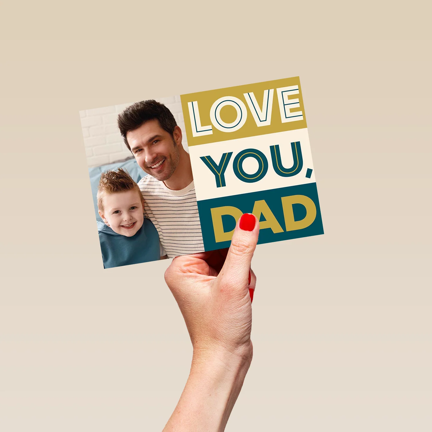 Personalised Love You Dad Photo Card - Image 5