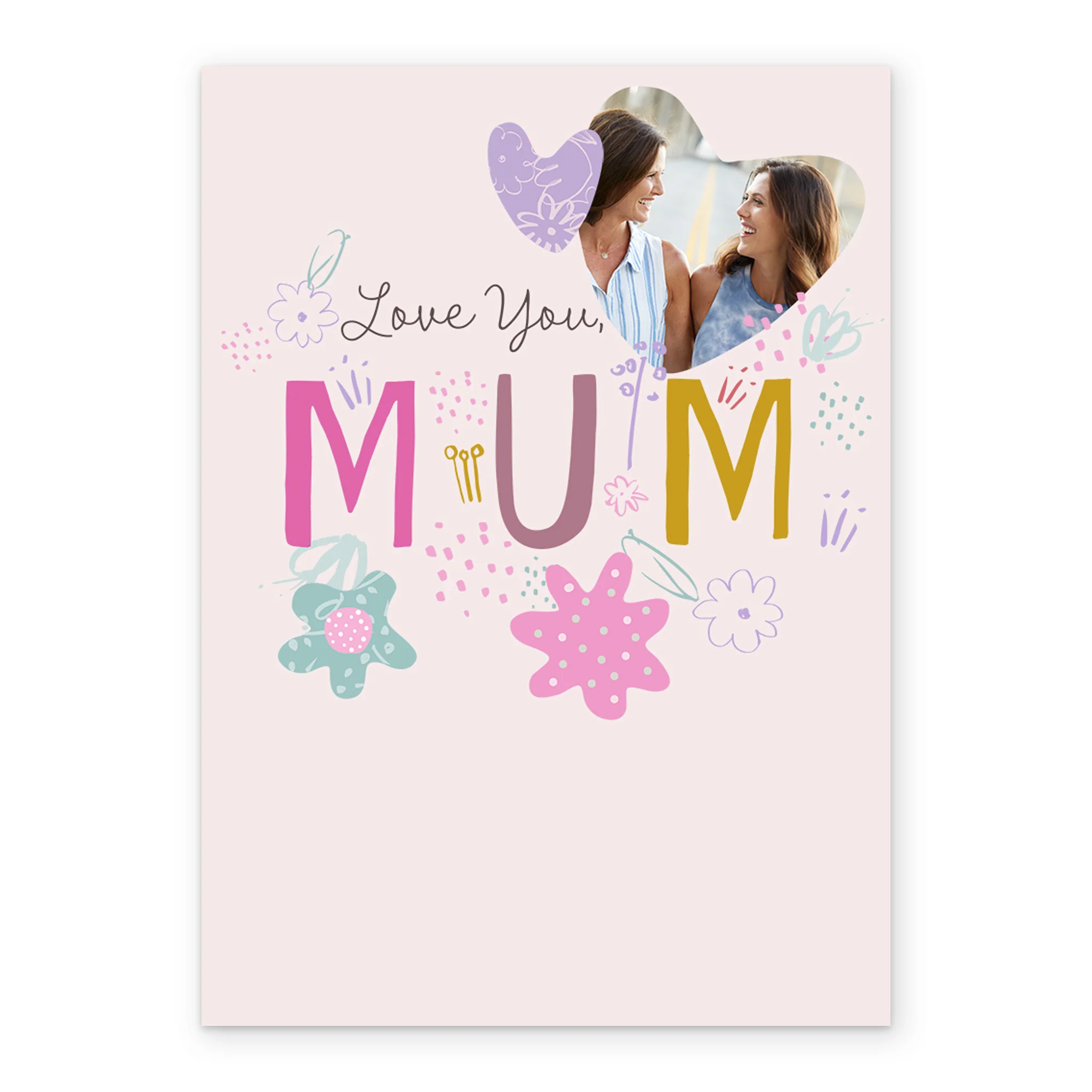 Personalised Love You Mum Photo Card - Image 2