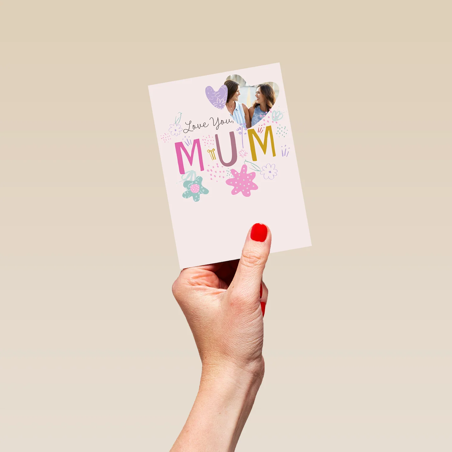 Personalised Love You Mum Photo Card - Image 4