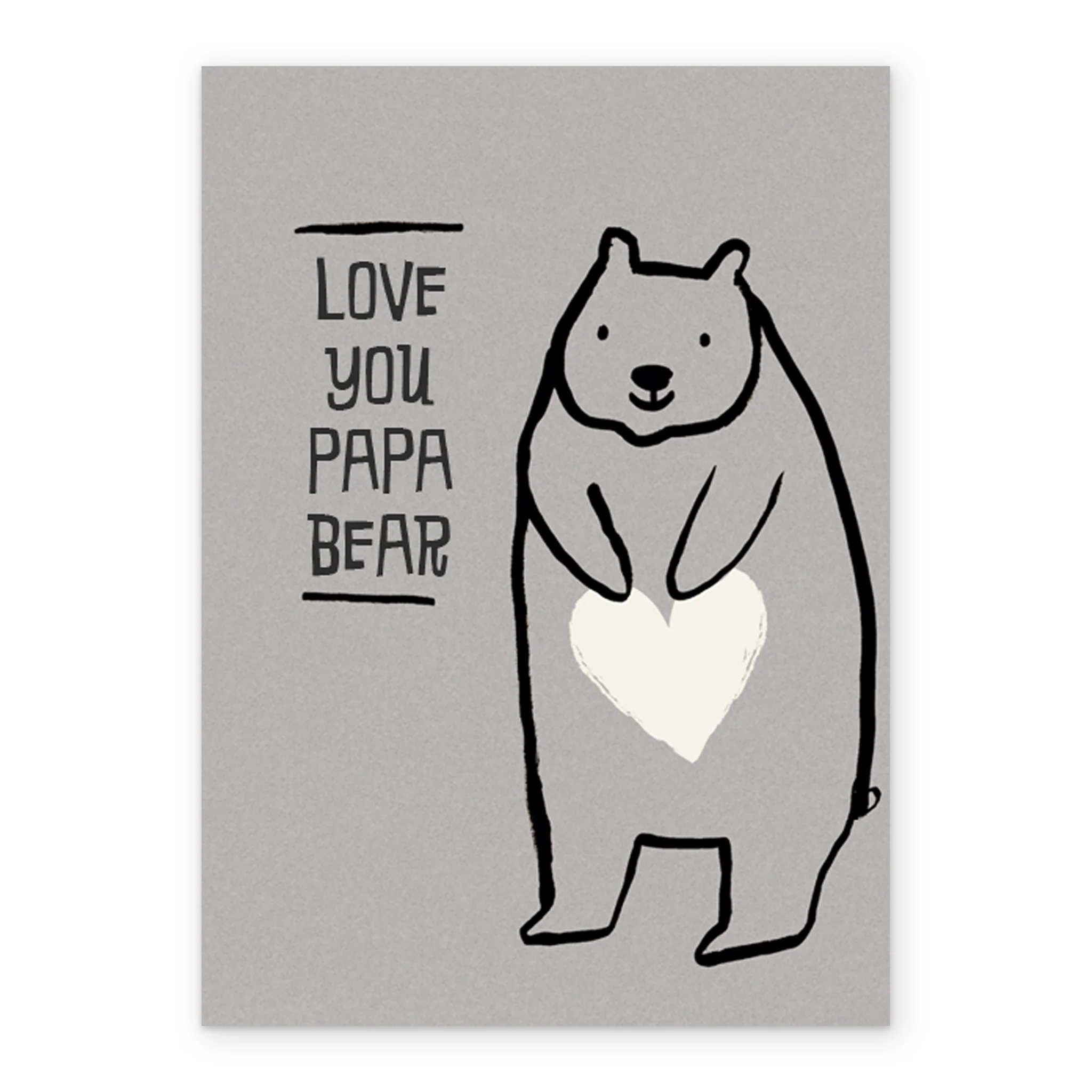 Personalised Love You Papa Bear Father's Day Card - Image 2