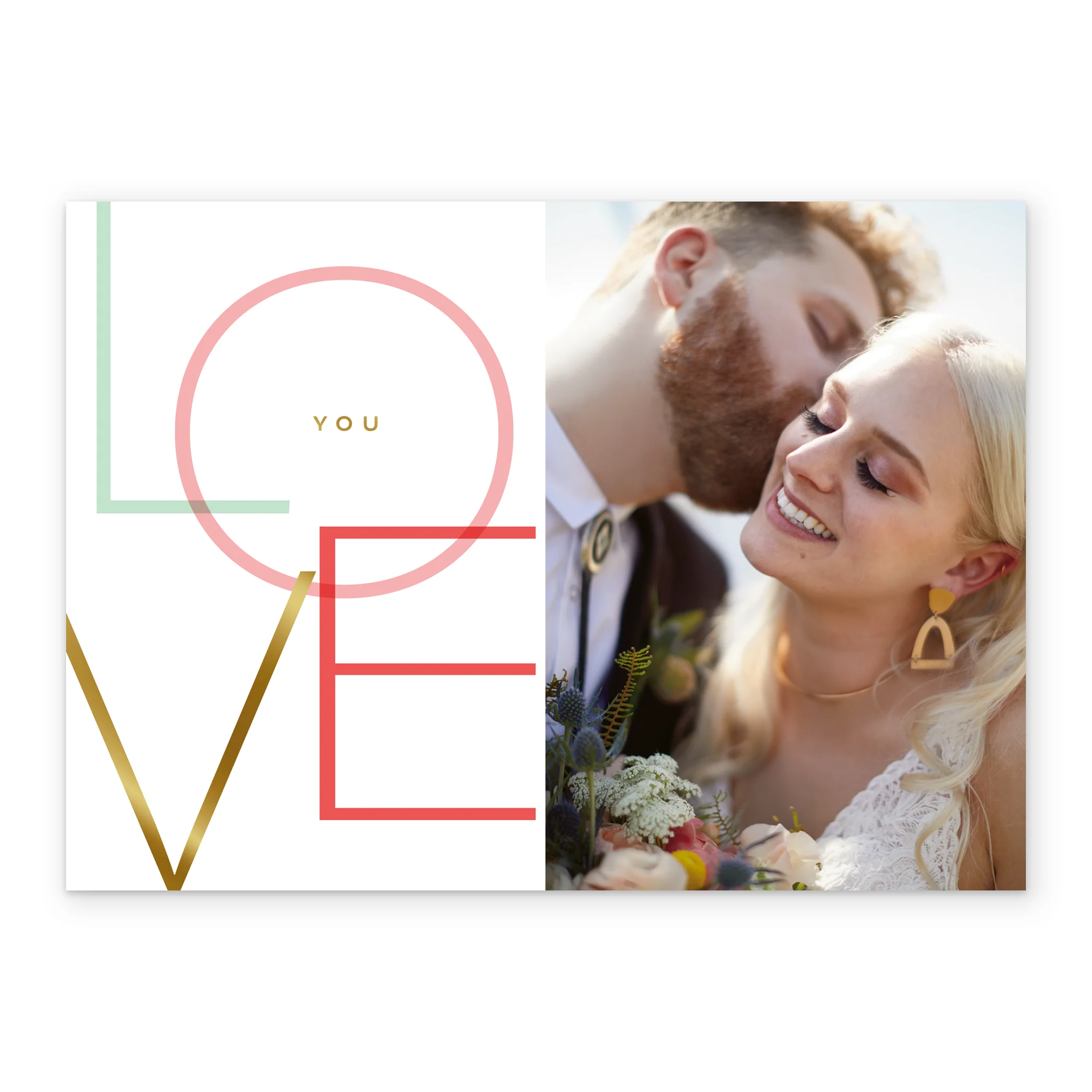 Personalised 'Love You' Photo Upload Valentine's Day Card - Image 2