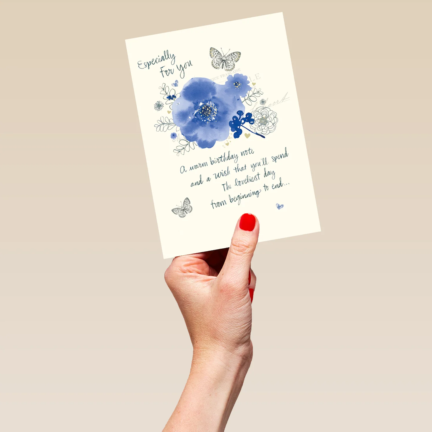 Personalised Loveliest Day Flowers Design Birthday Card - Image 5