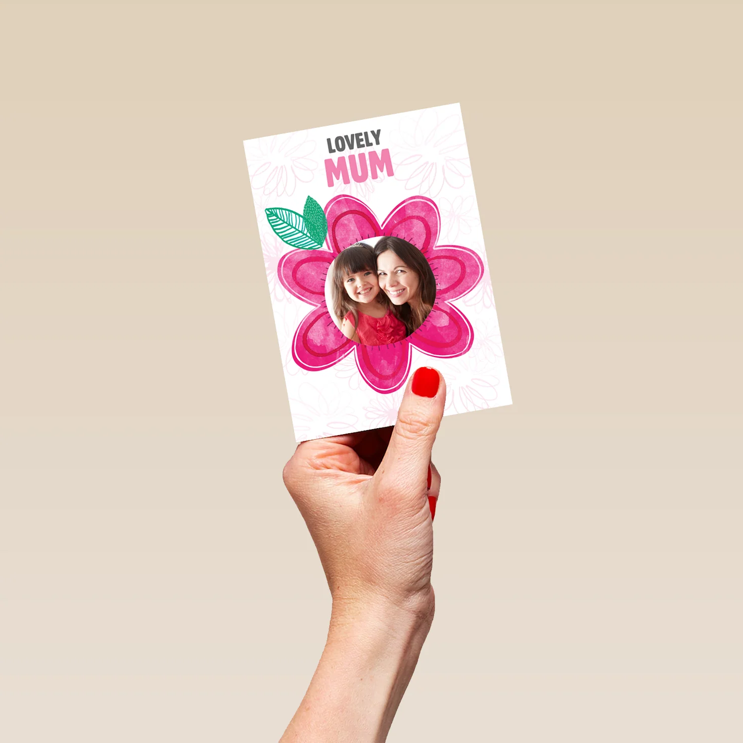 Personalised Lovely Mum Mother's Day Photo Upload Card - Image 4
