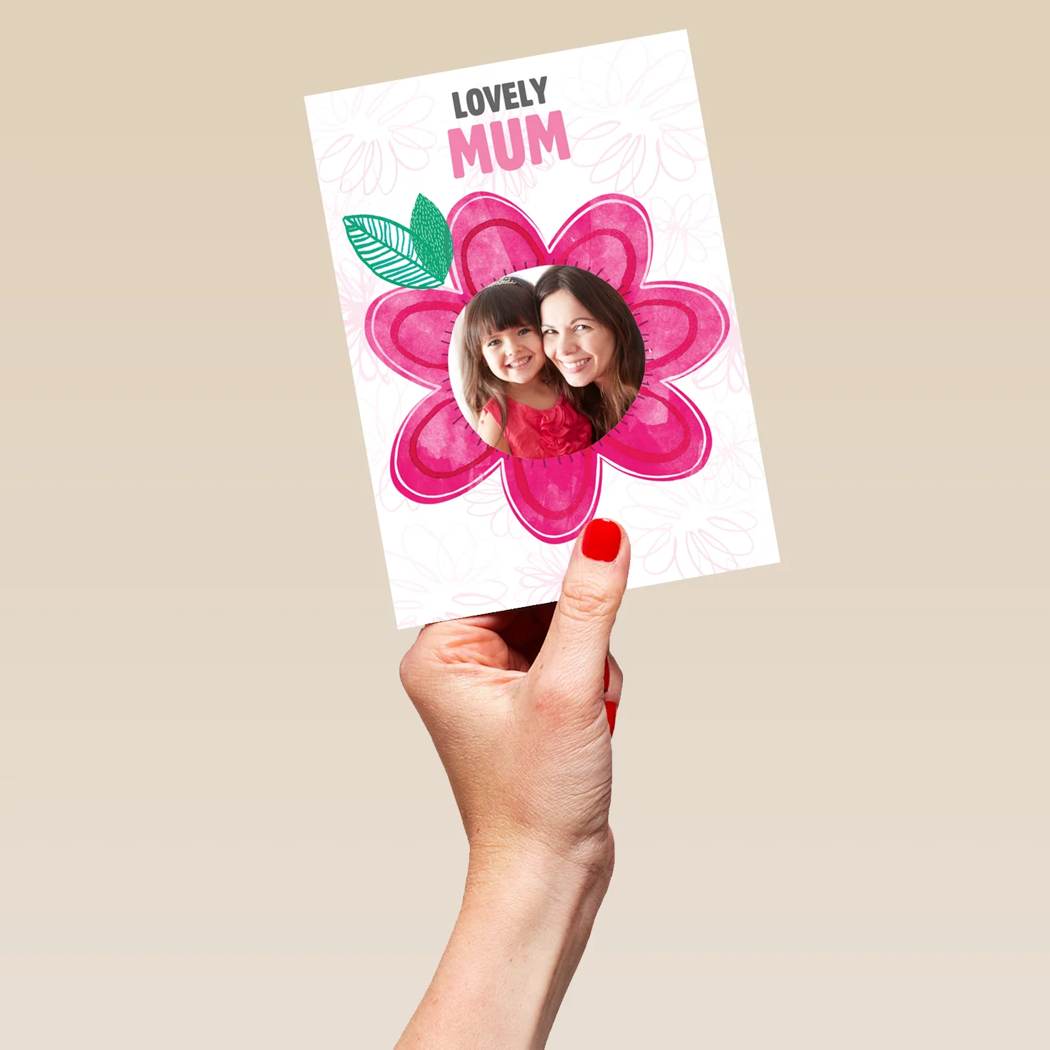 Personalised Lovely Mum Mother's Day Photo Upload Card - Image 5