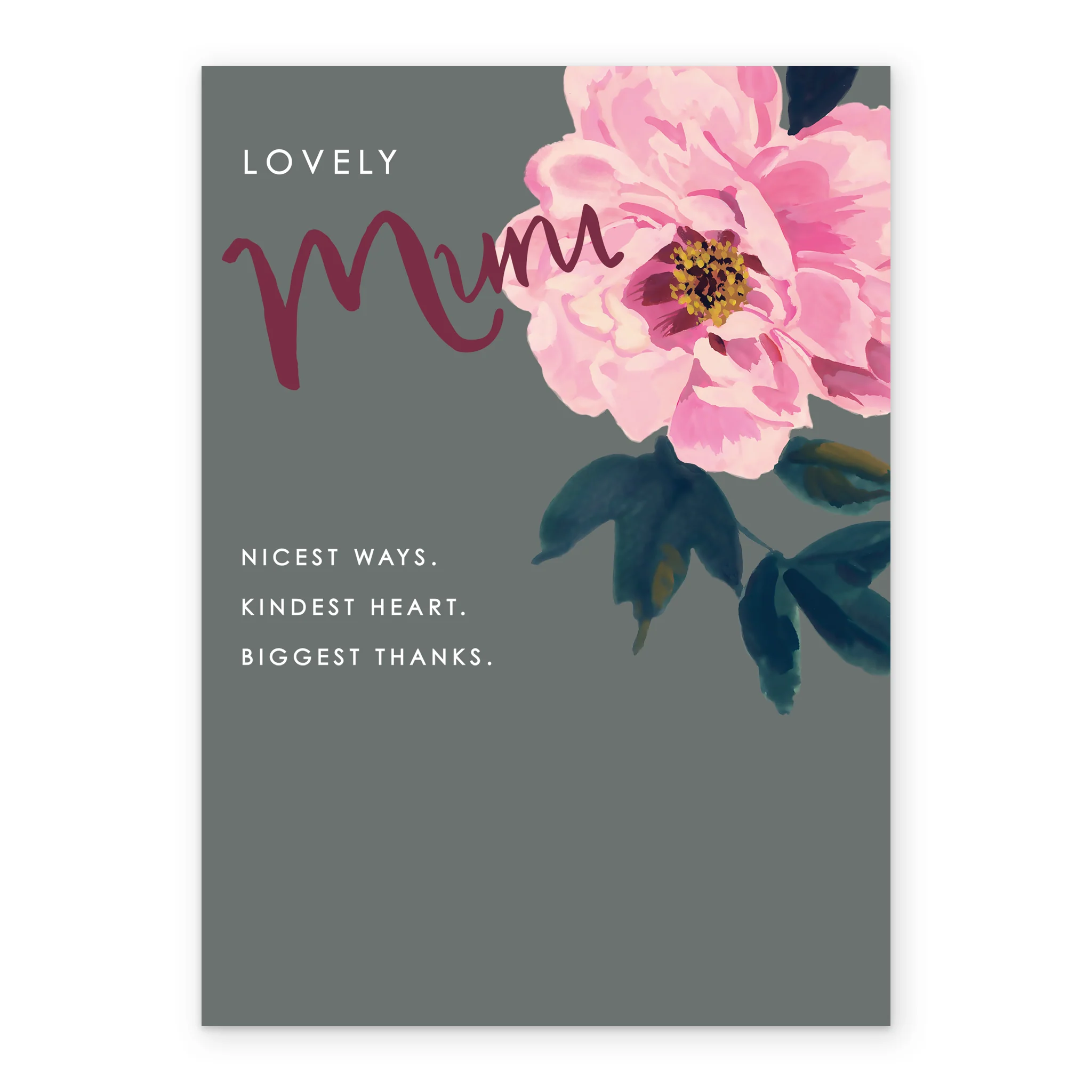 Personalised Lovely Mum With Flowers Mother's Day Card - Image 2