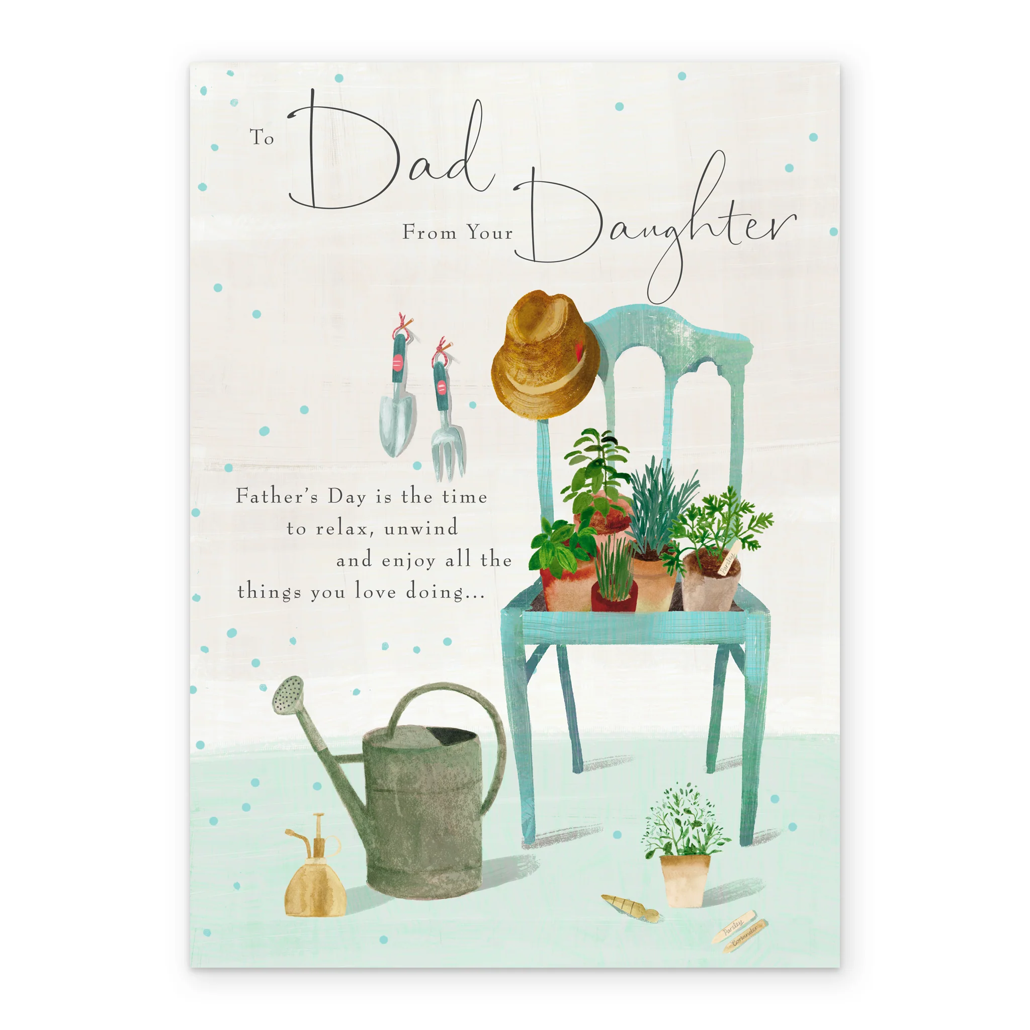 Personalised Lucy Cromwell Father's Day Card For Dad From Daughter - Image 2
