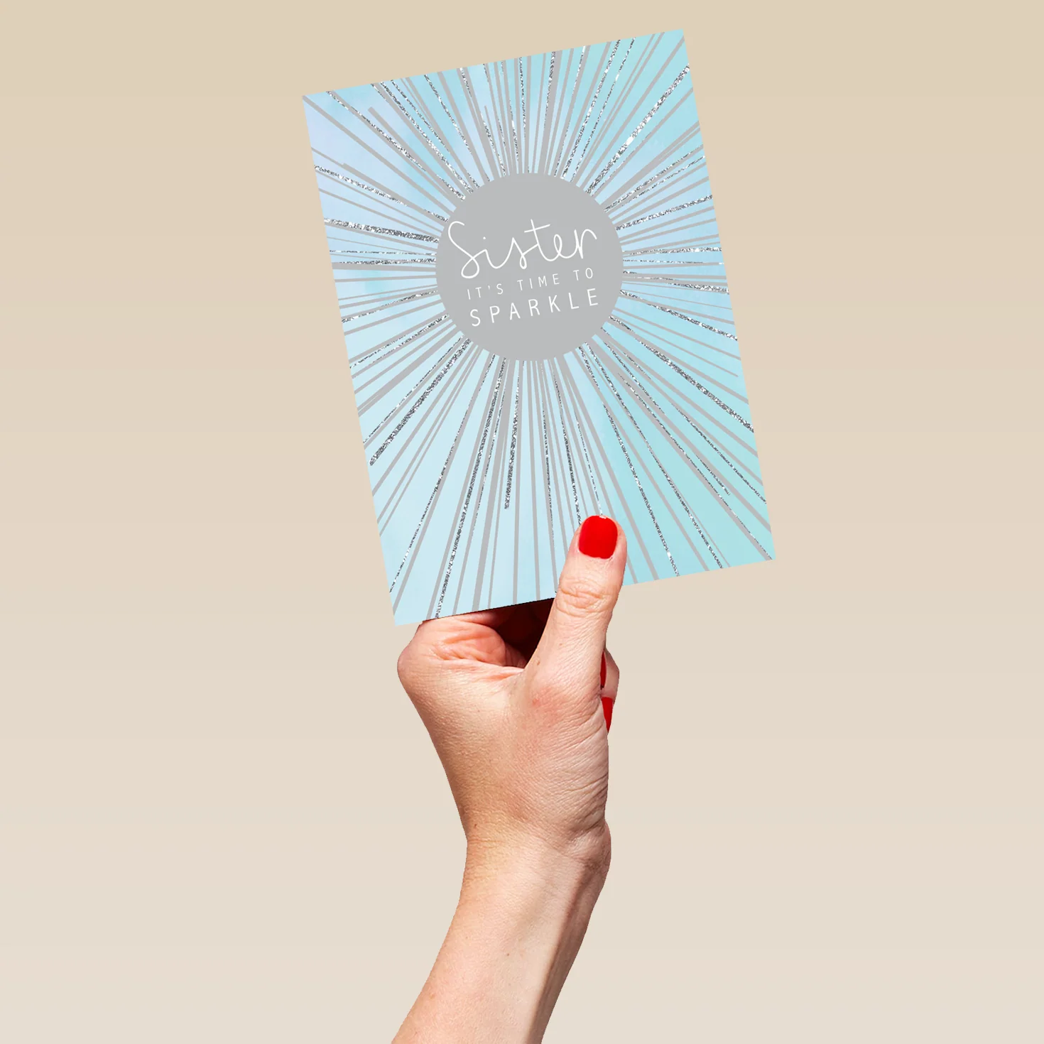 Personalised Magical Star Christmas Card for Sister - Image 5