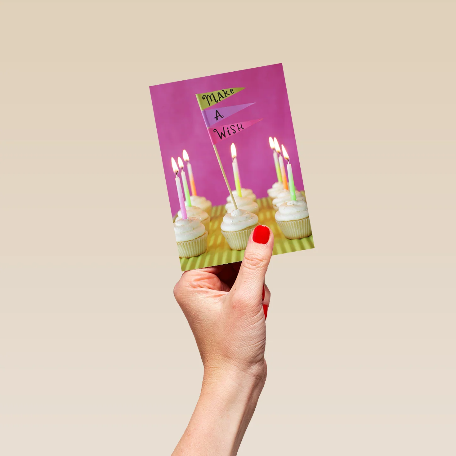 Personalised Make A Wish Cupcakes Card - Image 4