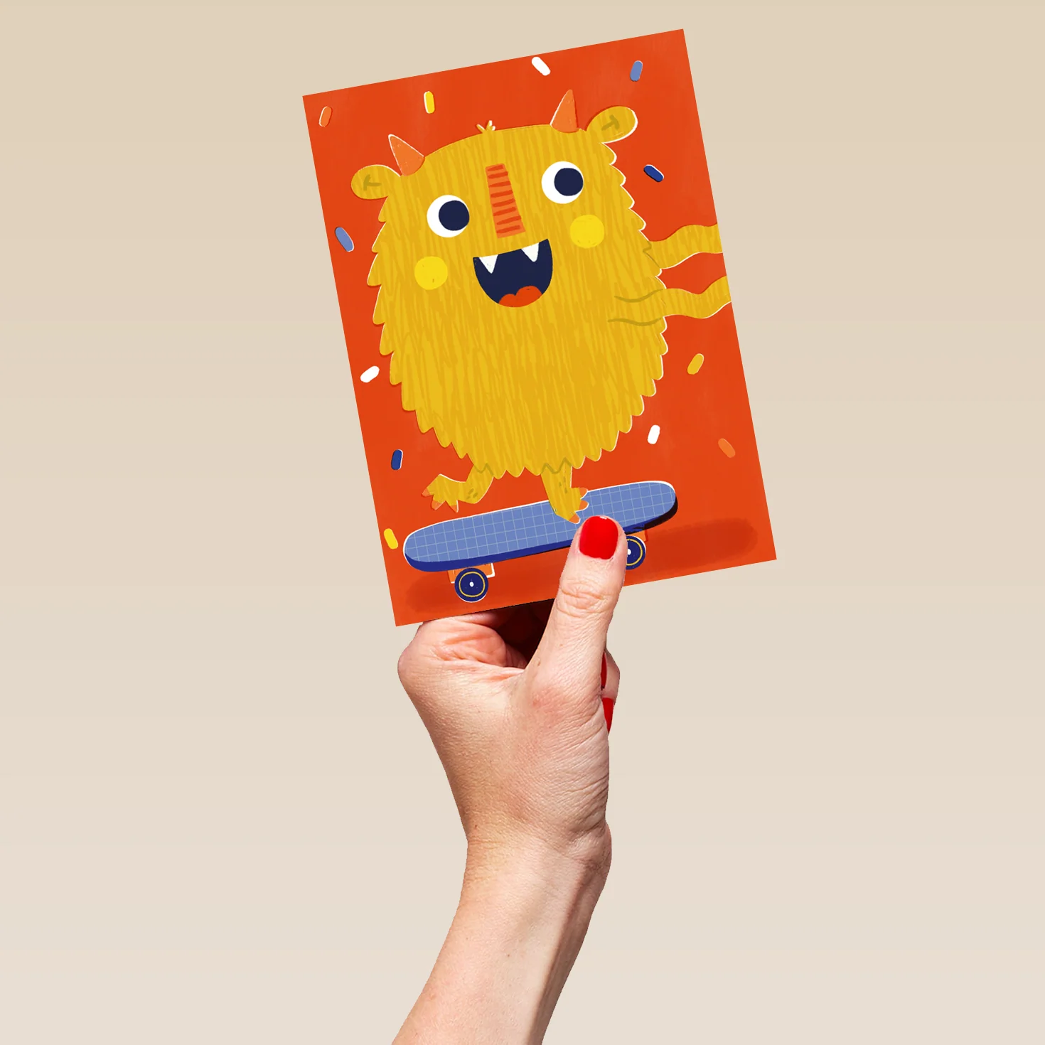 Personalised Make A Wish Monster Kids Birthday Card - Image 5