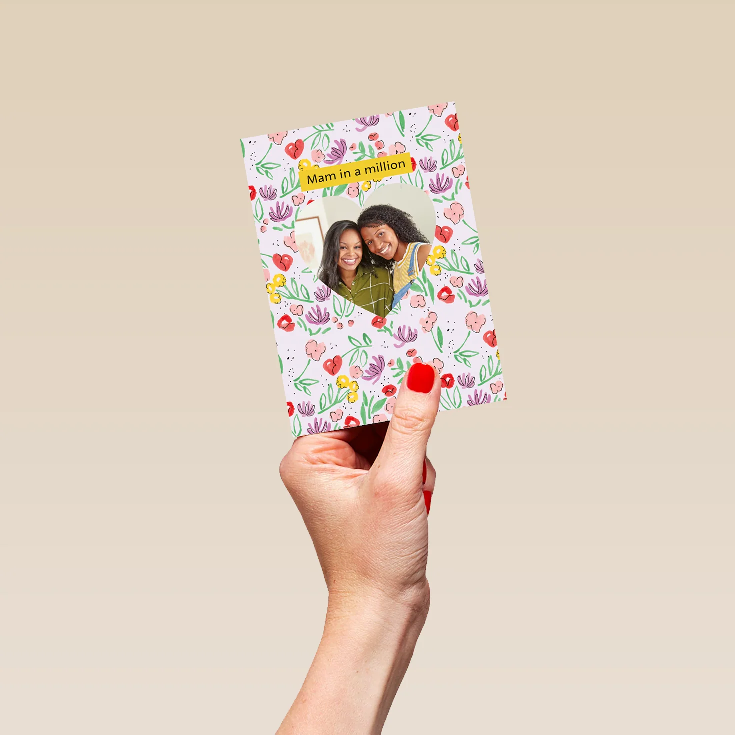 Personalised Mam in a Million Mother's Day Photo Upload Card - Image 4