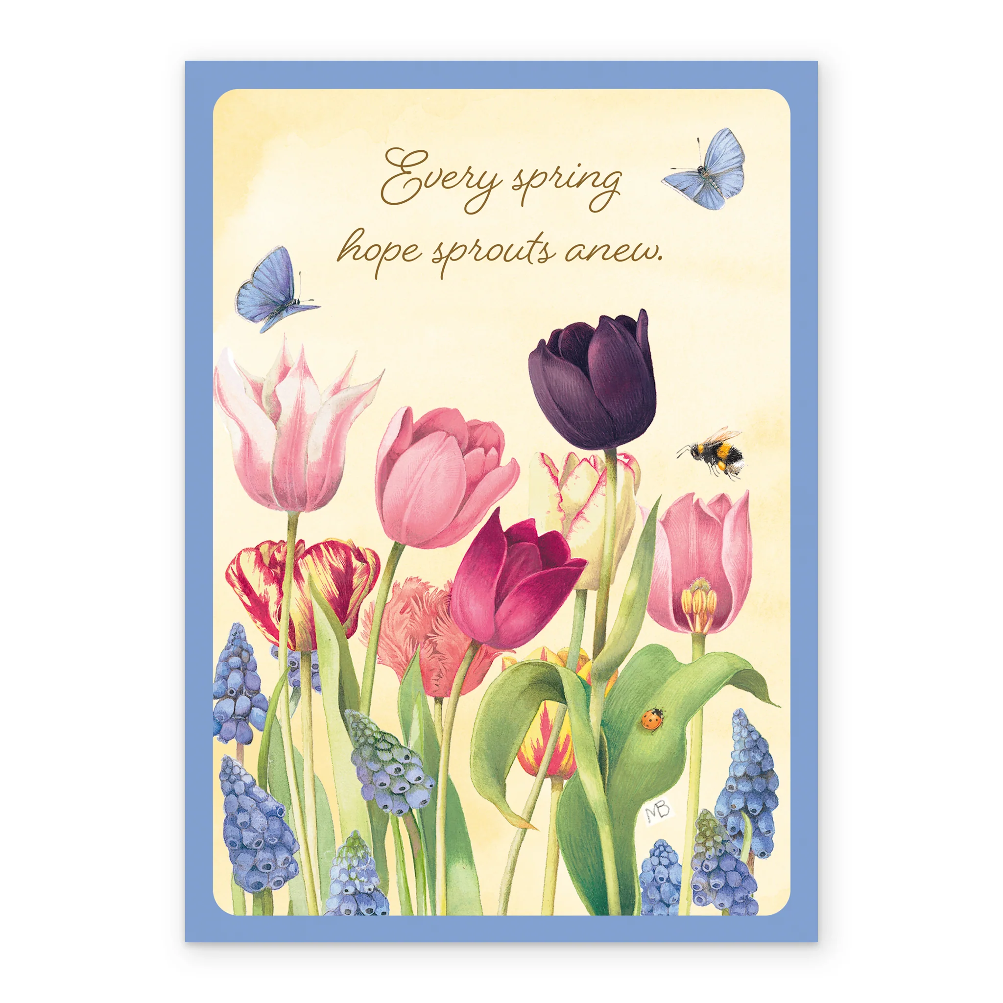 Personalised Marjolein Bastin Illustrated Floral Easter Card - Image 2